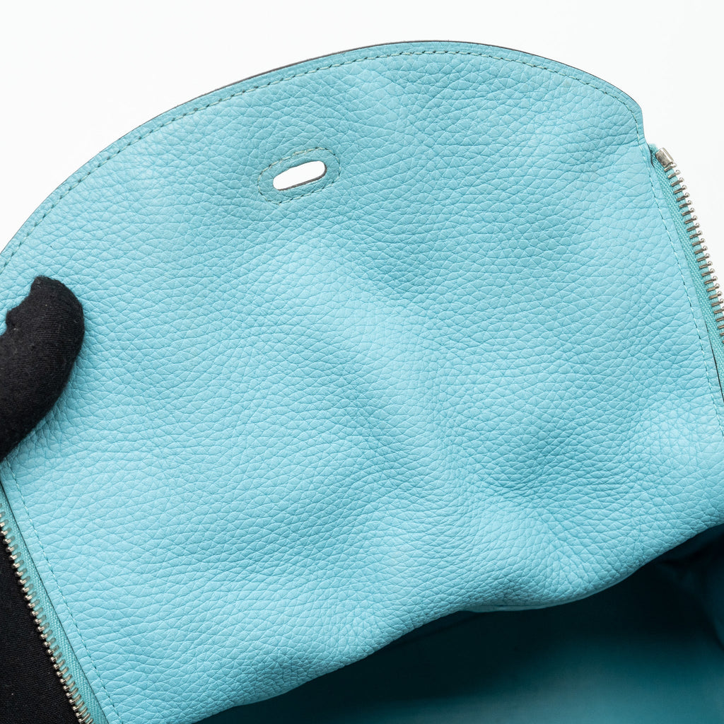 HERMES LINDY 30 CLEMENCE 3P BLUE ATOLL SHW