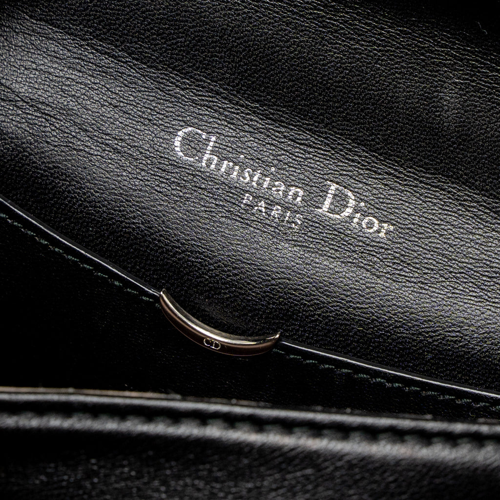 DIOR MINI DIORAMA BAG CALFSKIN BLACK SHW