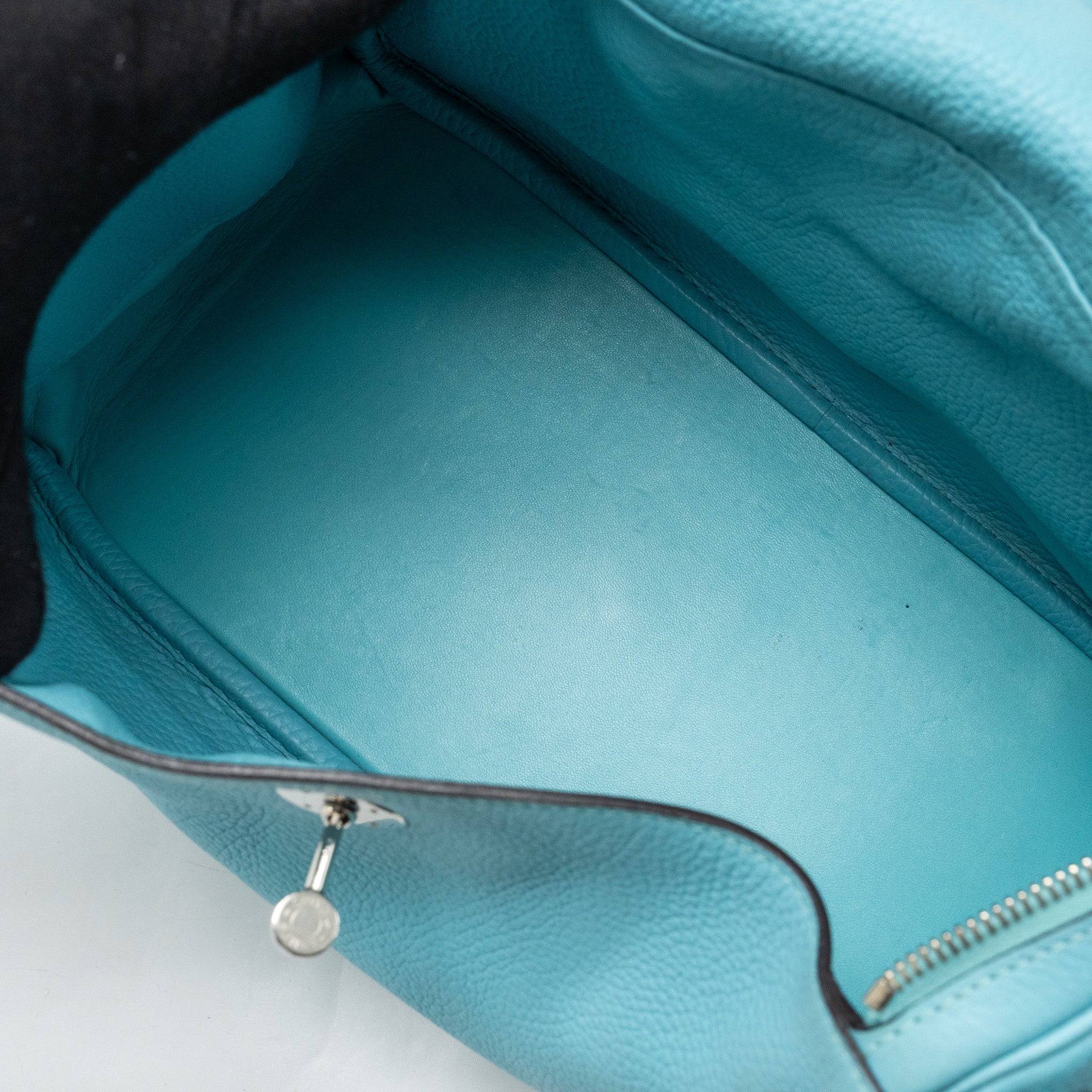 HERMES LINDY 30 CLEMENCE 3P BLUE ATOLL SHW