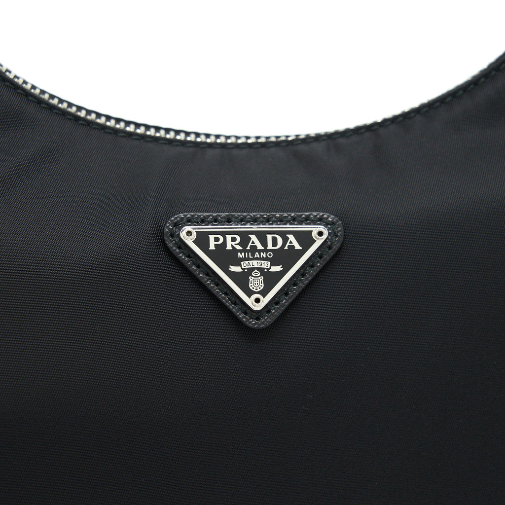 PRADA REEDITION 2005 NYLON BAG BLACK SHW