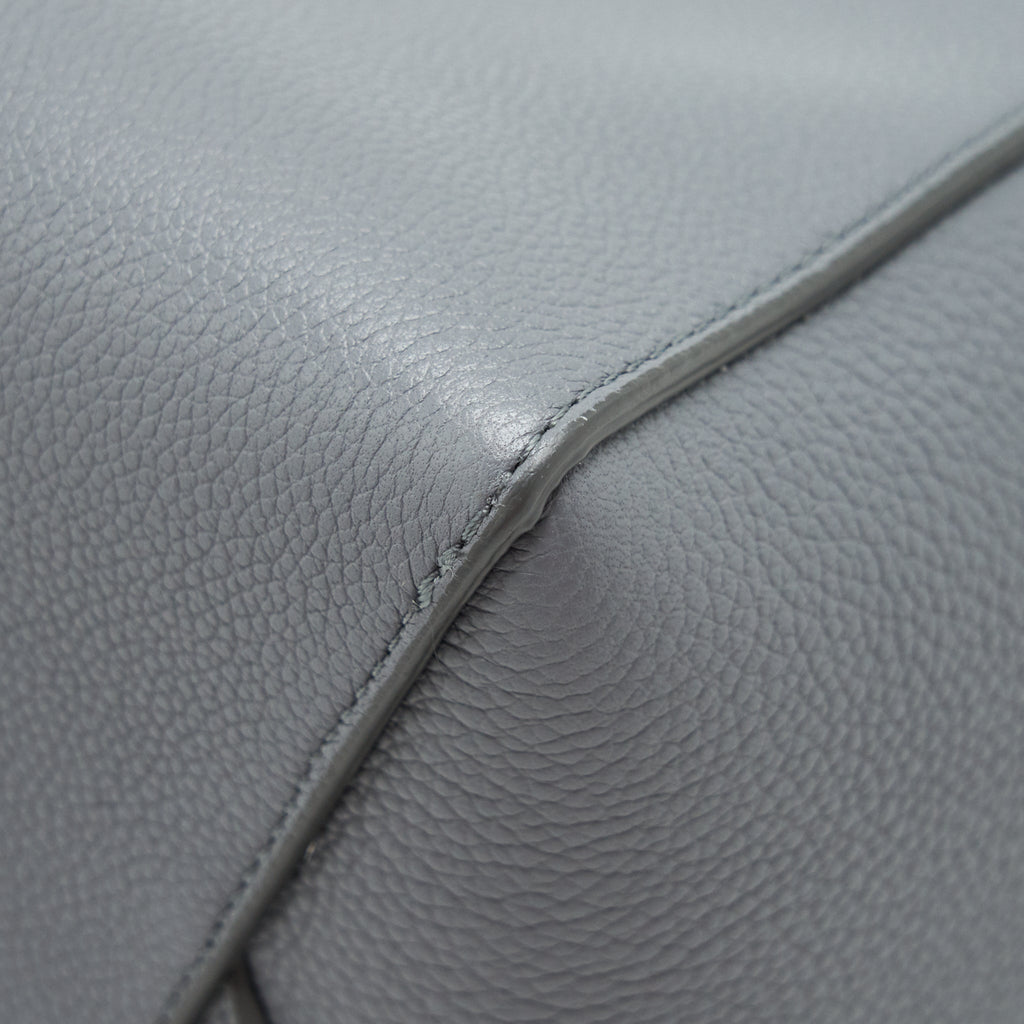 CELINE SMALL SANGLE BUCKET BAG GREY GHW