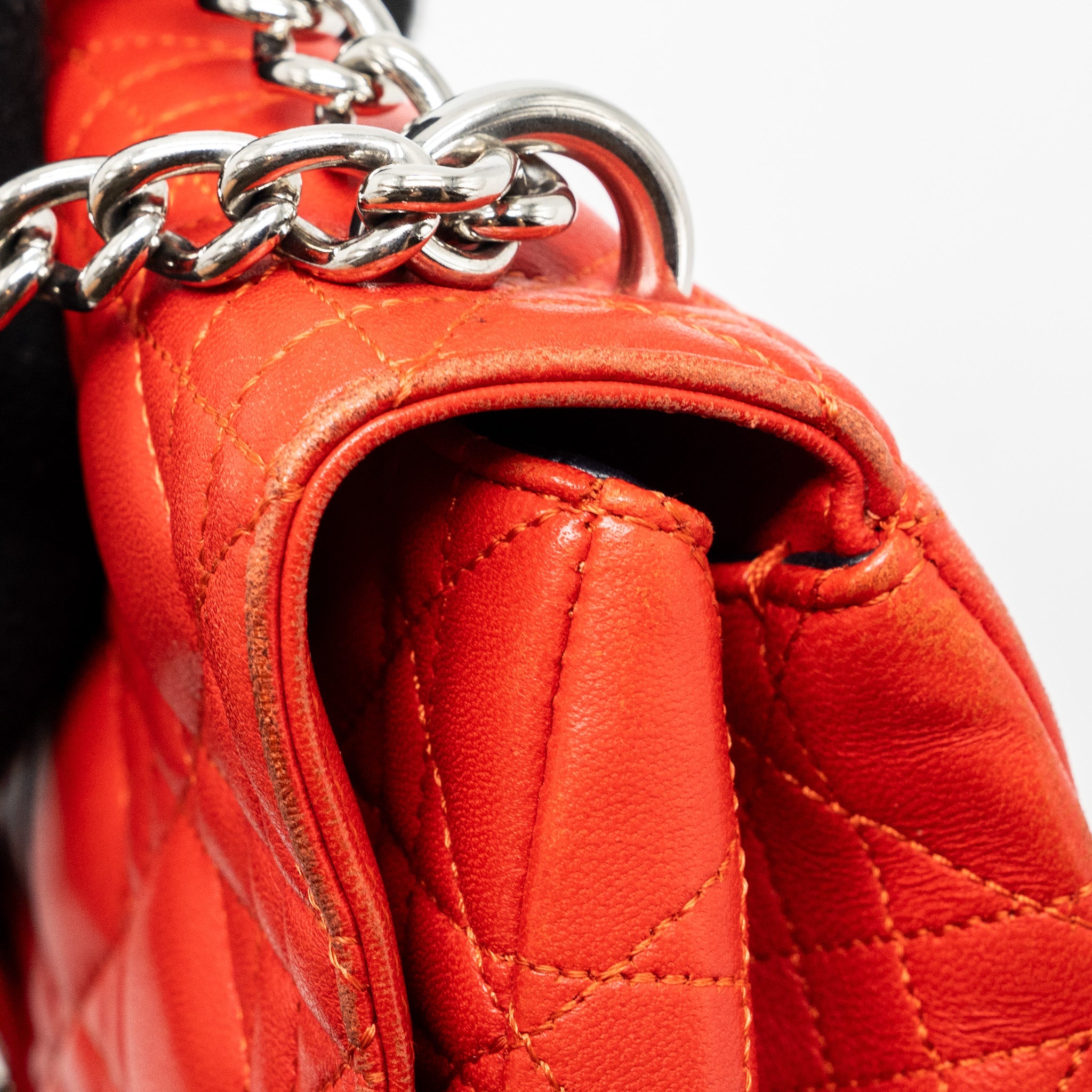 DIOR MISS DIOR SHOULDER BAG LAMBSKIN RED SHW