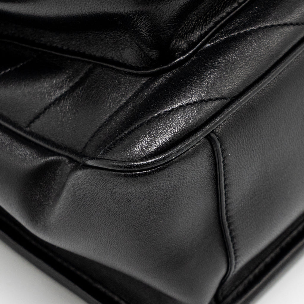 SAINT LAURENT LARGE NIKI BAG LAMBSKIN BLACK GHW