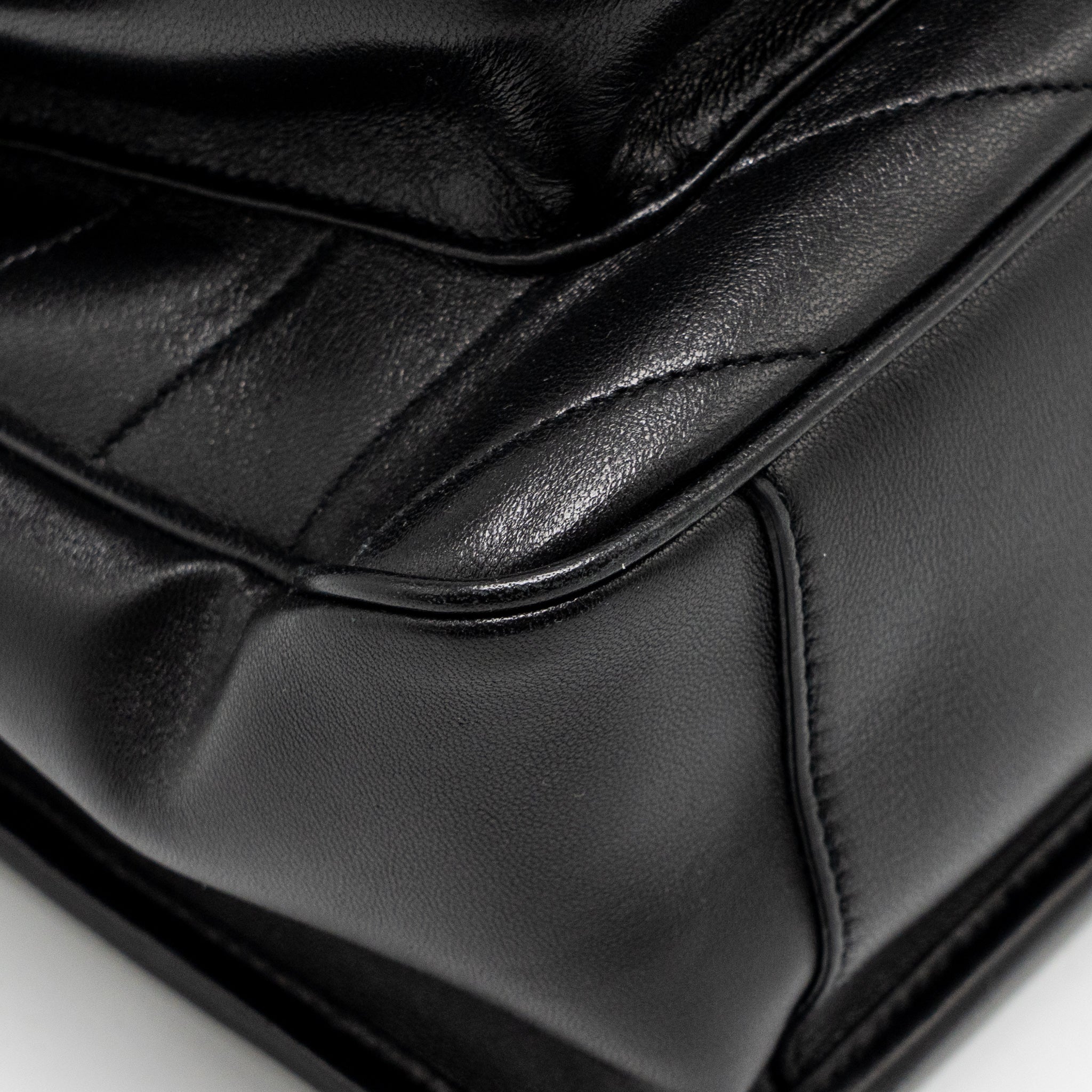 SAINT LAURENT LARGE NIKI BAG LAMBSKIN BLACK GHW