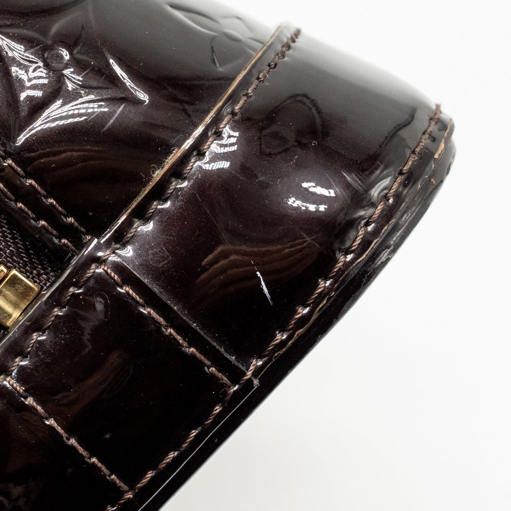 LOUIS VUITTON ALMA BB MONOGRAM PATENT AMATANTE GHW