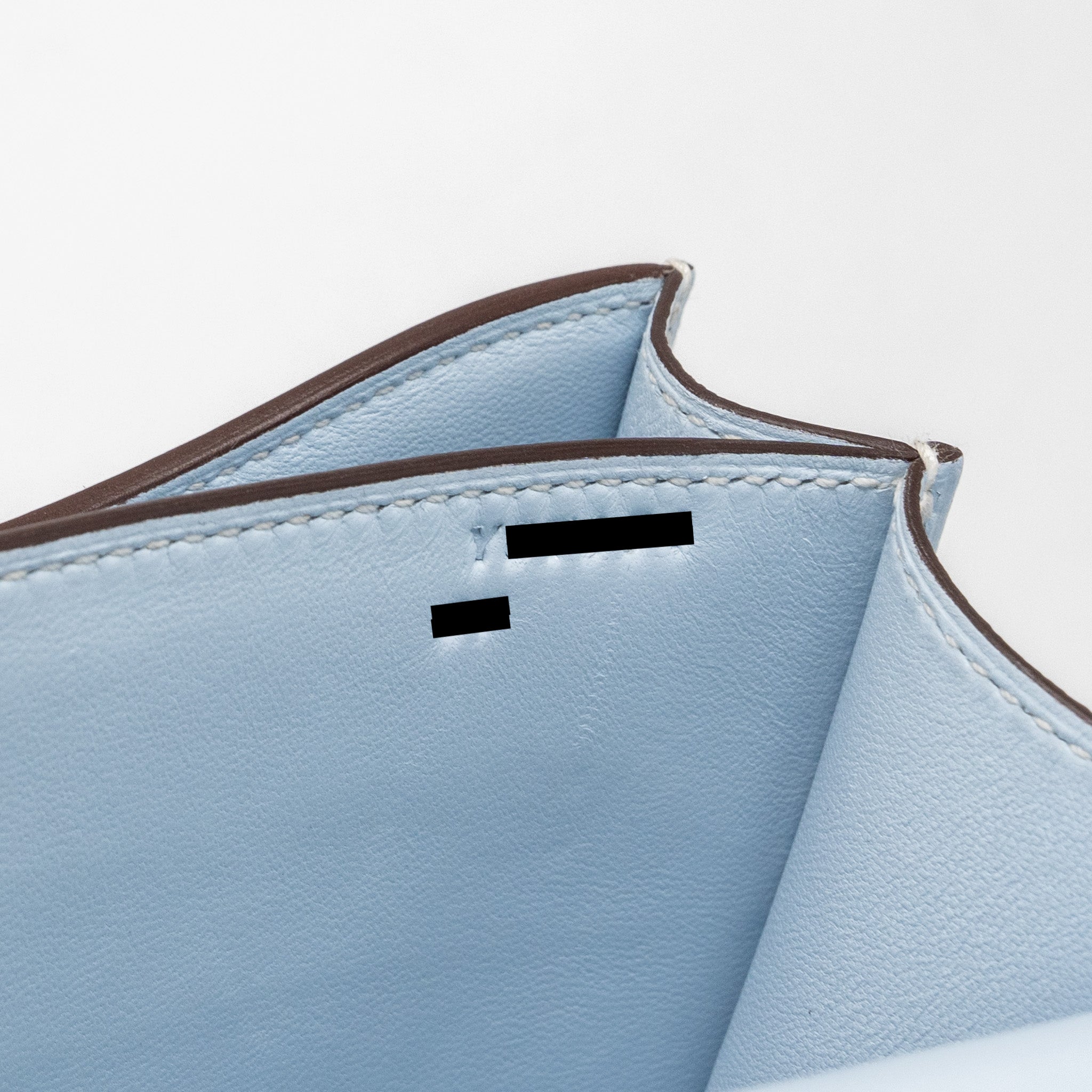 HERMES MINI CONSTANCE EPSOM BLUE BRUME SHW