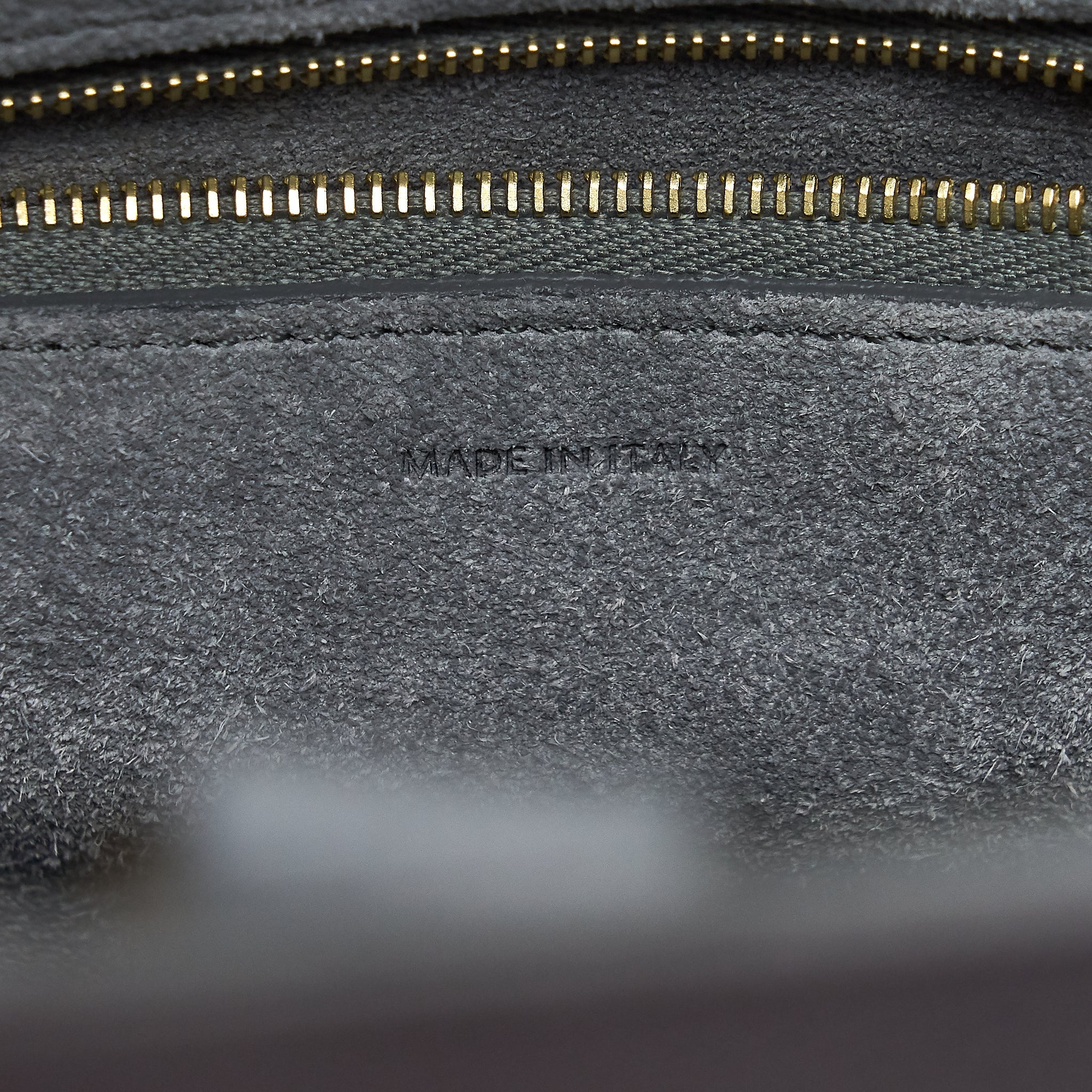 CELINE SMALL SANGLE BUCKET BAG GREY GHW