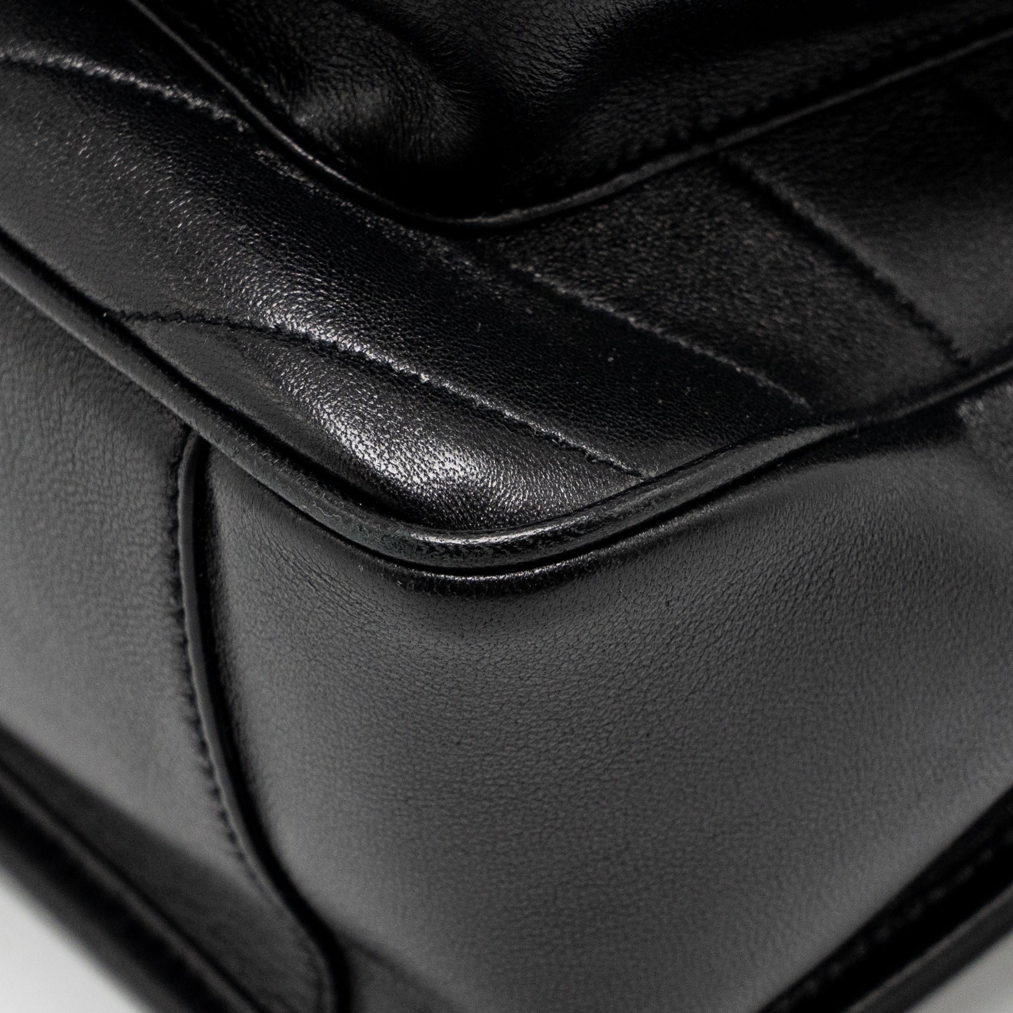 SAINT LAURENT LARGE NIKI BAG LAMBSKIN BLACK GHW