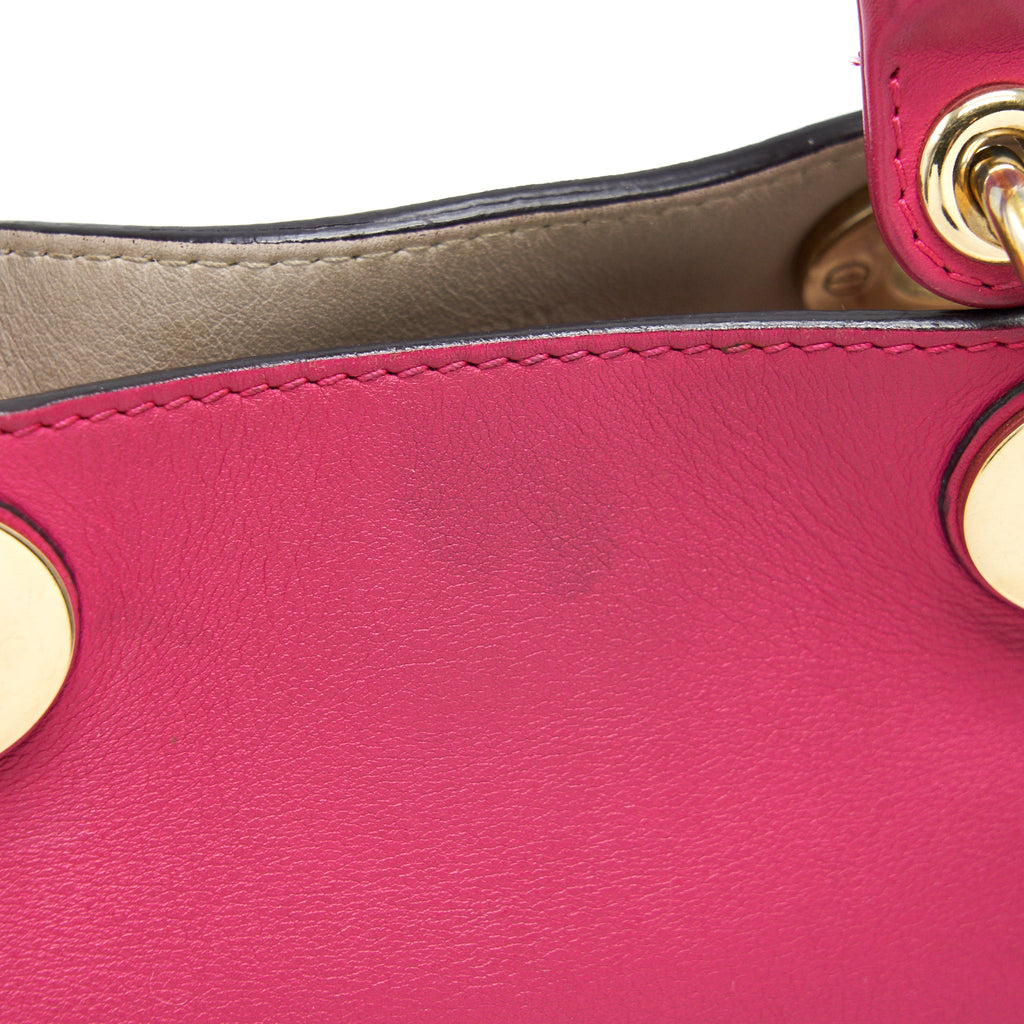 DIOR DIORISSIMO MINI TOTE BAG PINK