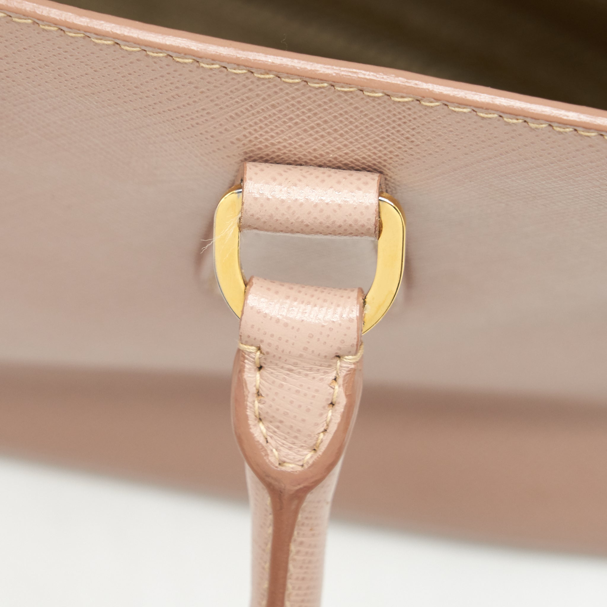 PRADA SAFFIANO TOTE BAG BEIGE GHW