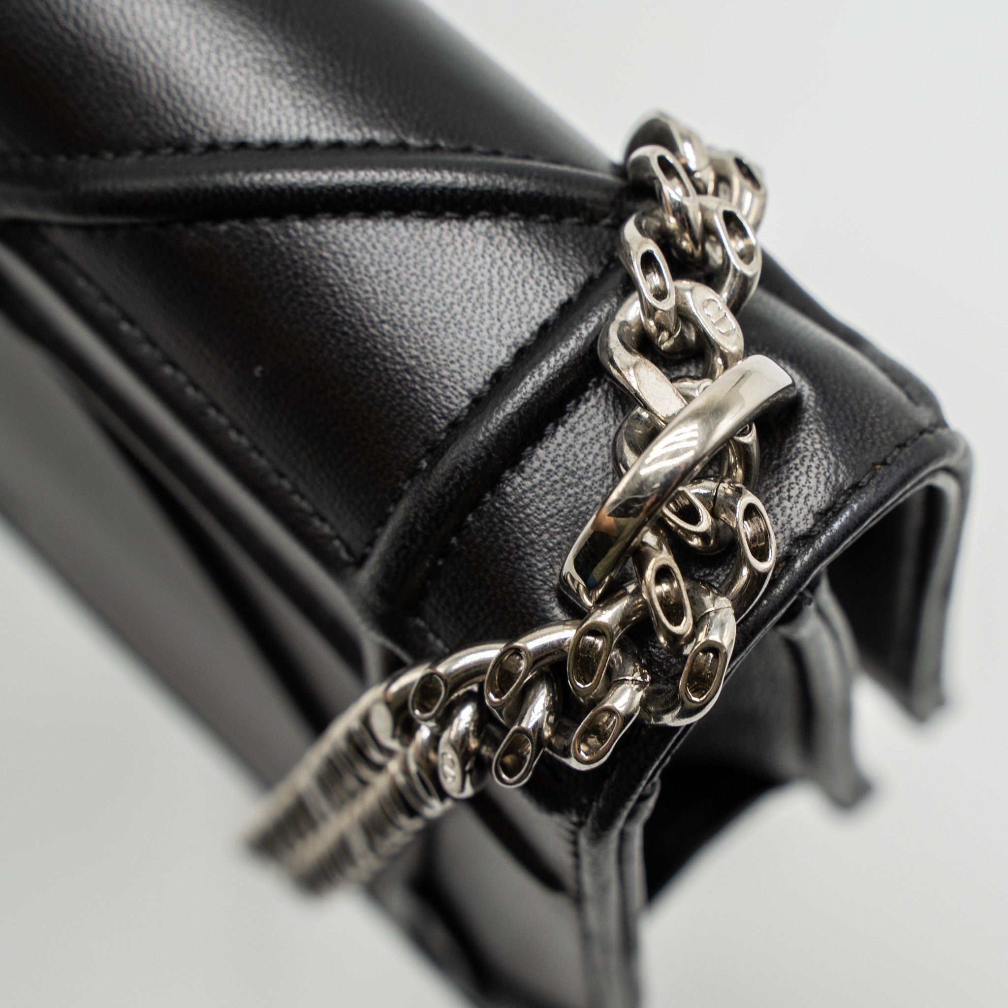 DIOR MINI DIORAMA BAG CALFSKIN BLACK SHW