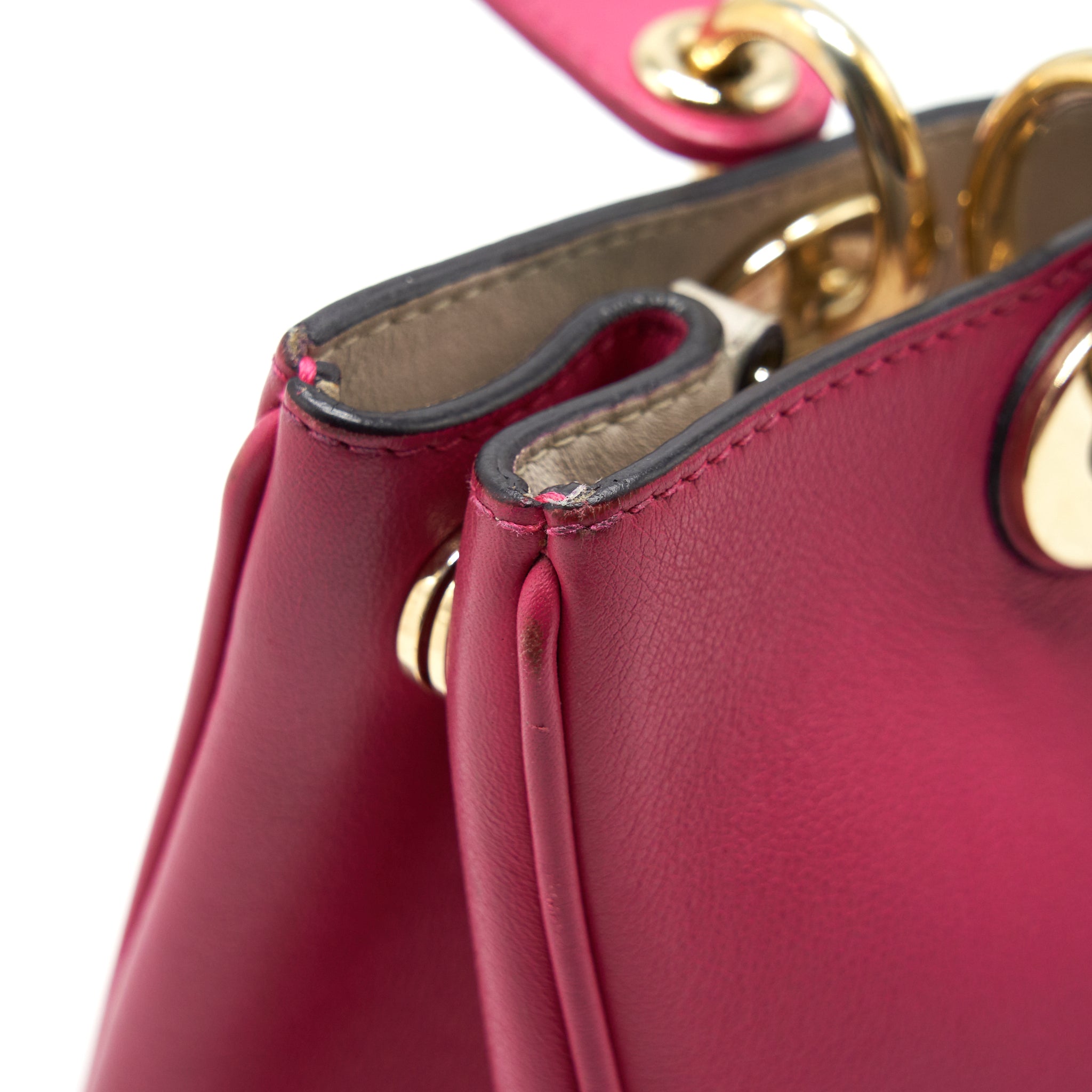 DIOR DIORISSIMO MINI TOTE BAG PINK