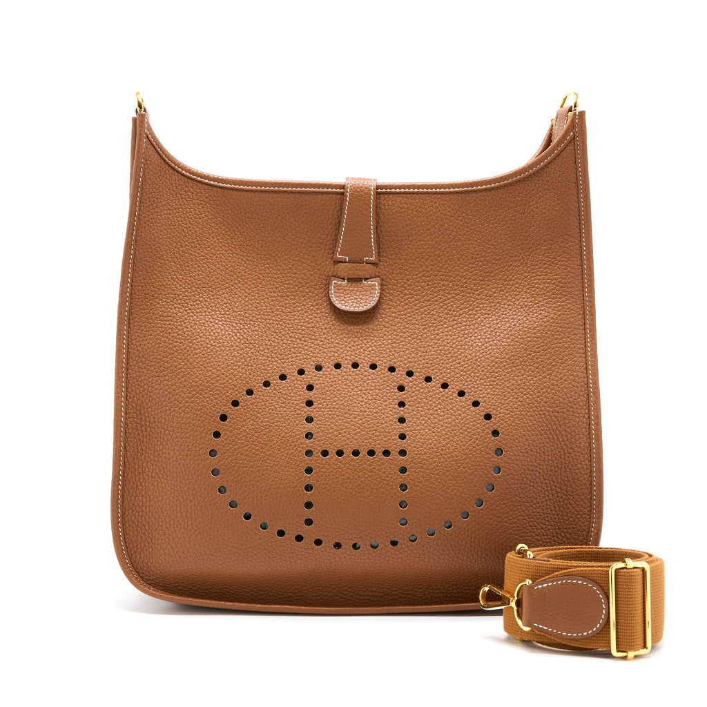 HERMES EVELYNE 33 CLEMENCE GOLD GHW
