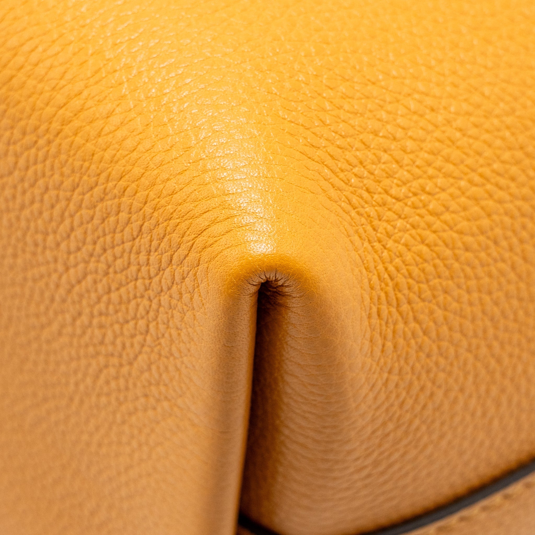 LOUIS VUITTON TOP HANDLE FLAP BAG CALFSKIN YELLOW GHW
