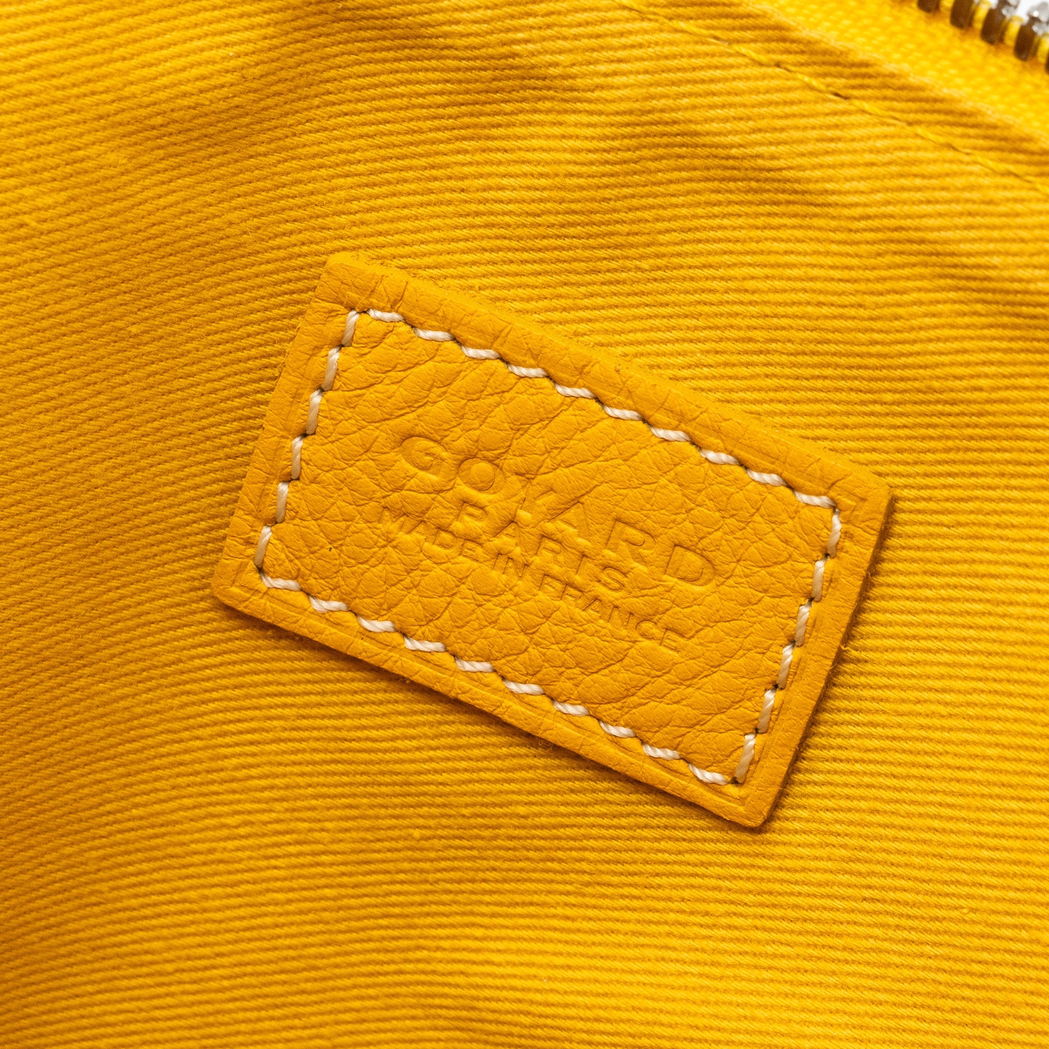 GOYARD CLUTCH BAG CANVAS YELLOW SHW
