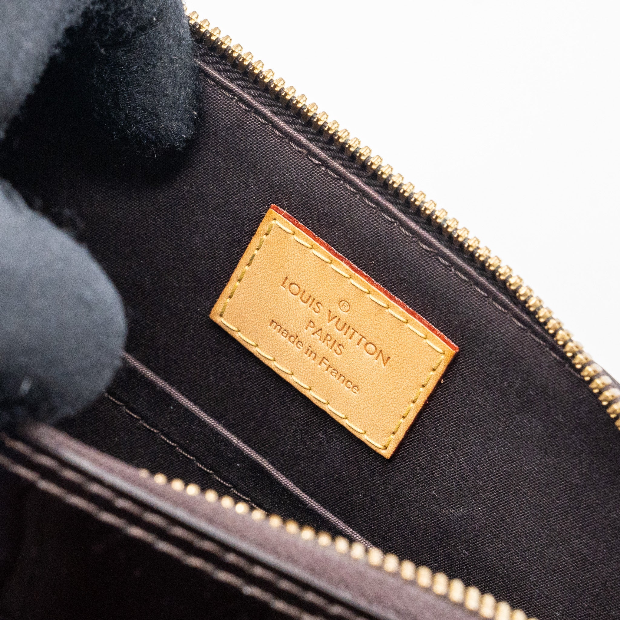 LOUIS VUITTON ALMA BB PATENT AMARANTE GHW