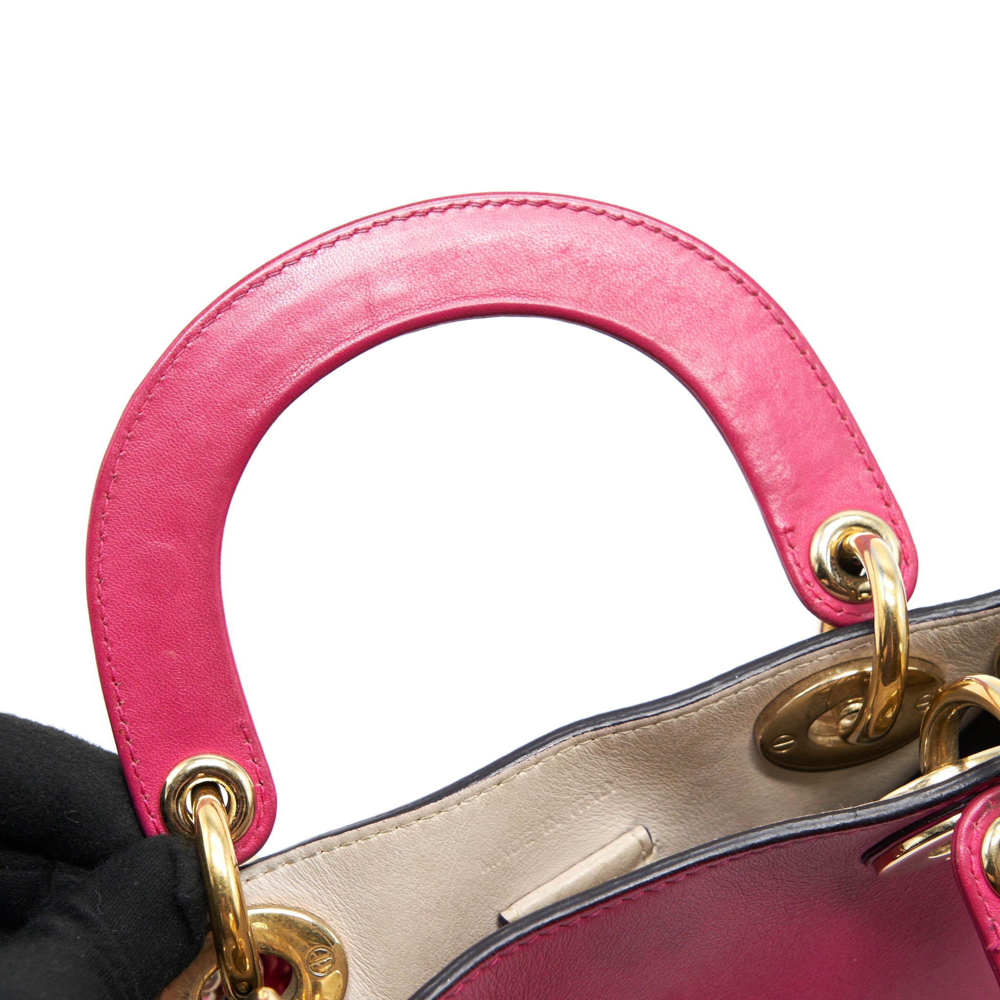DIOR DIORISSIMO MINI TOTE BAG PINK