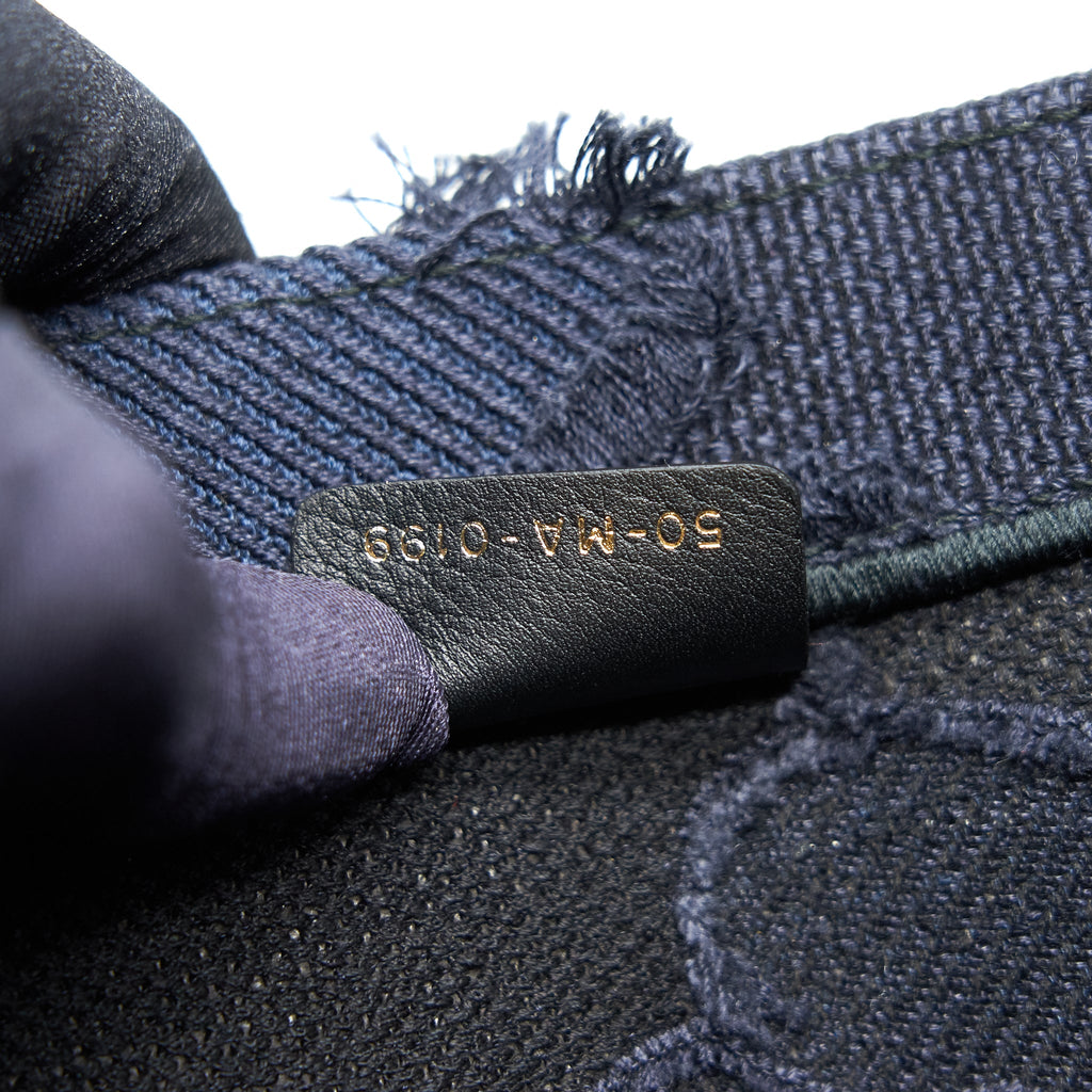 CHRISTIAN DIOR DIOR BOOK TOTE DENIM BLUE