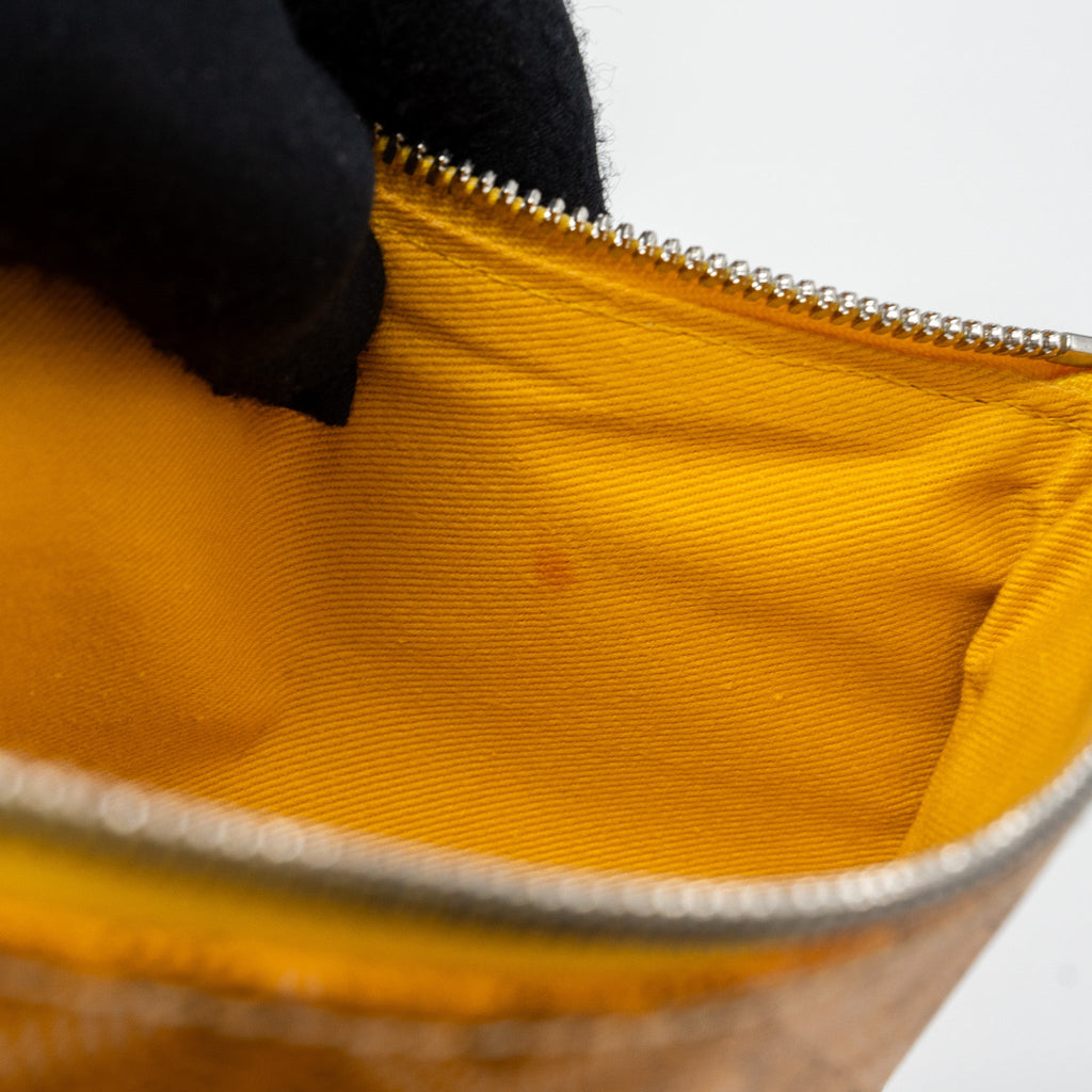 GOYARD CLUTCH BAG CANVAS YELLOW SHW
