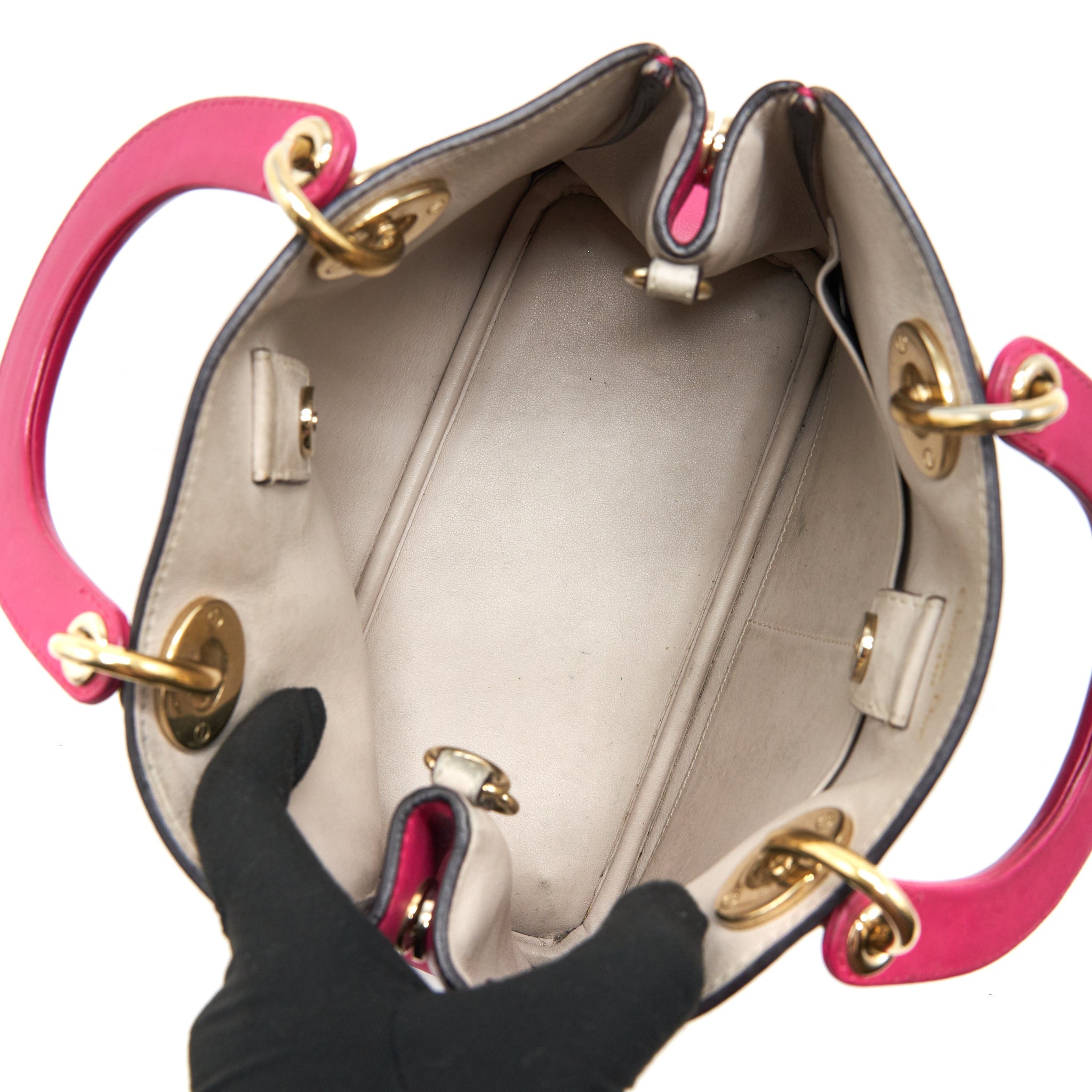 DIOR DIORISSIMO MINI TOTE BAG PINK