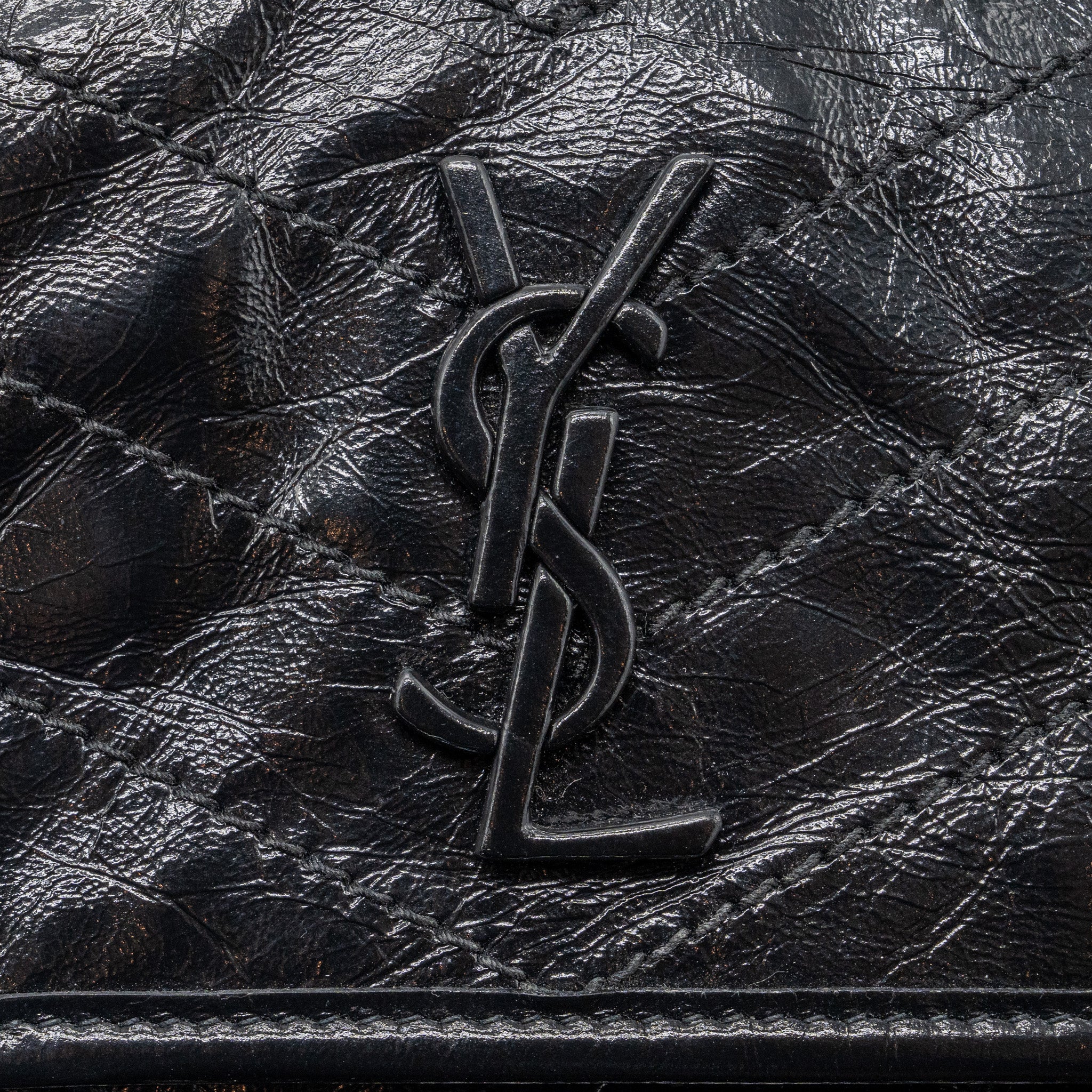 SAINT LAURENT NIKI BABY CALFSKIN BLACK SHW