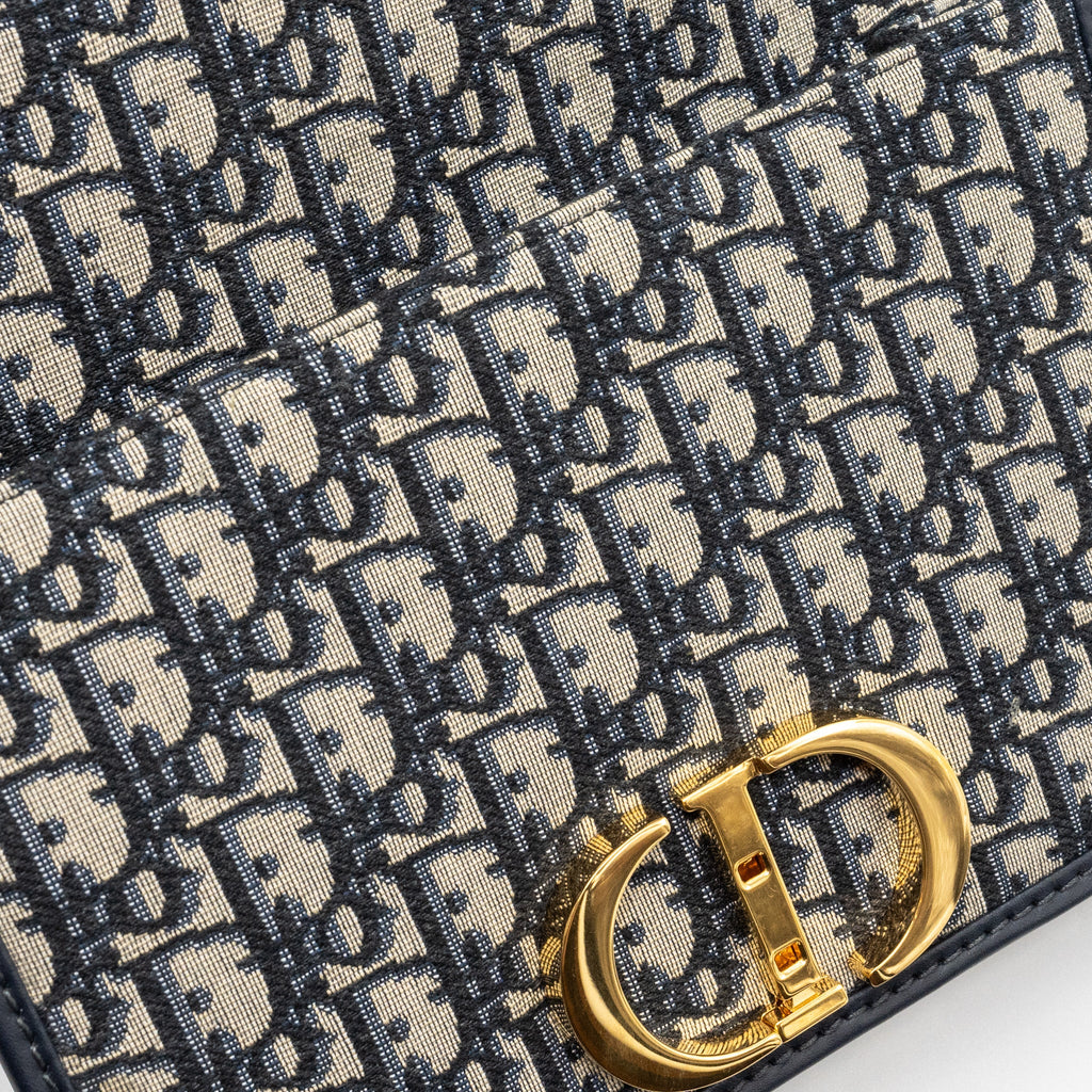 DIOR MONTAIGNE 30 MEDIUM BAG OBLIQUE JACQUARD GHW