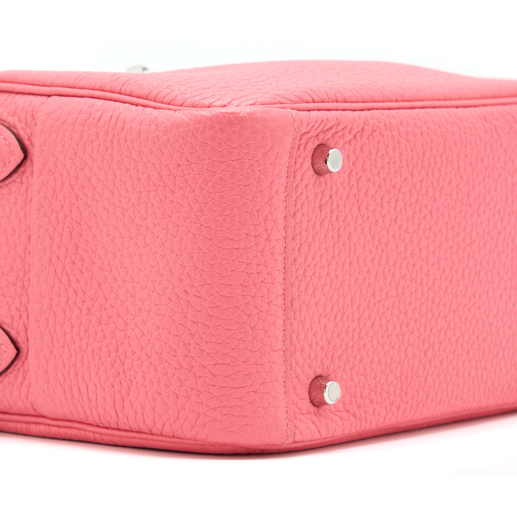 HERMES MINI LINDY CLEMENCE 8W ROSE AZALEE SHW