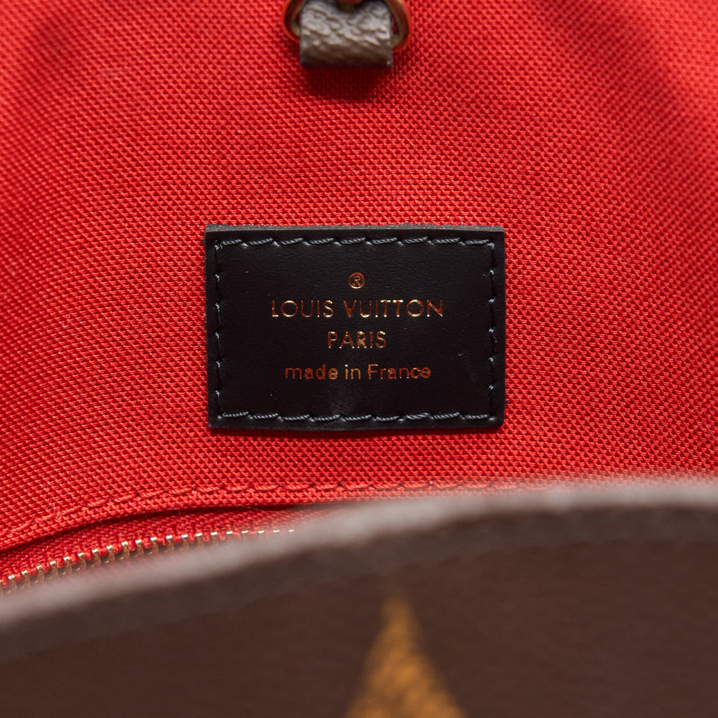 LOUIS VUITTON ON THE GO GM MONOGRAM REVERSE CANVAS GHW