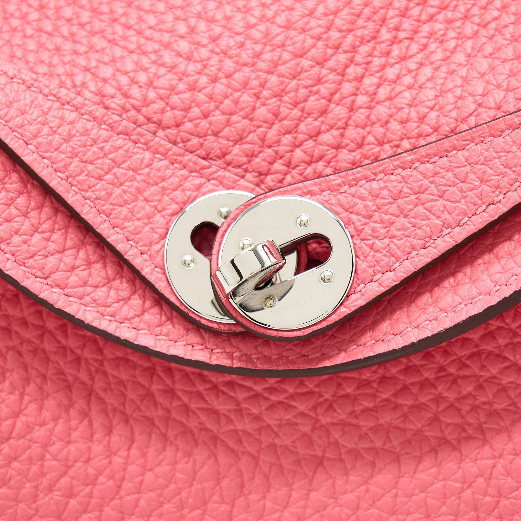 HERMES MINI LINDY CLEMENCE 8W ROSE AZALEE SHW