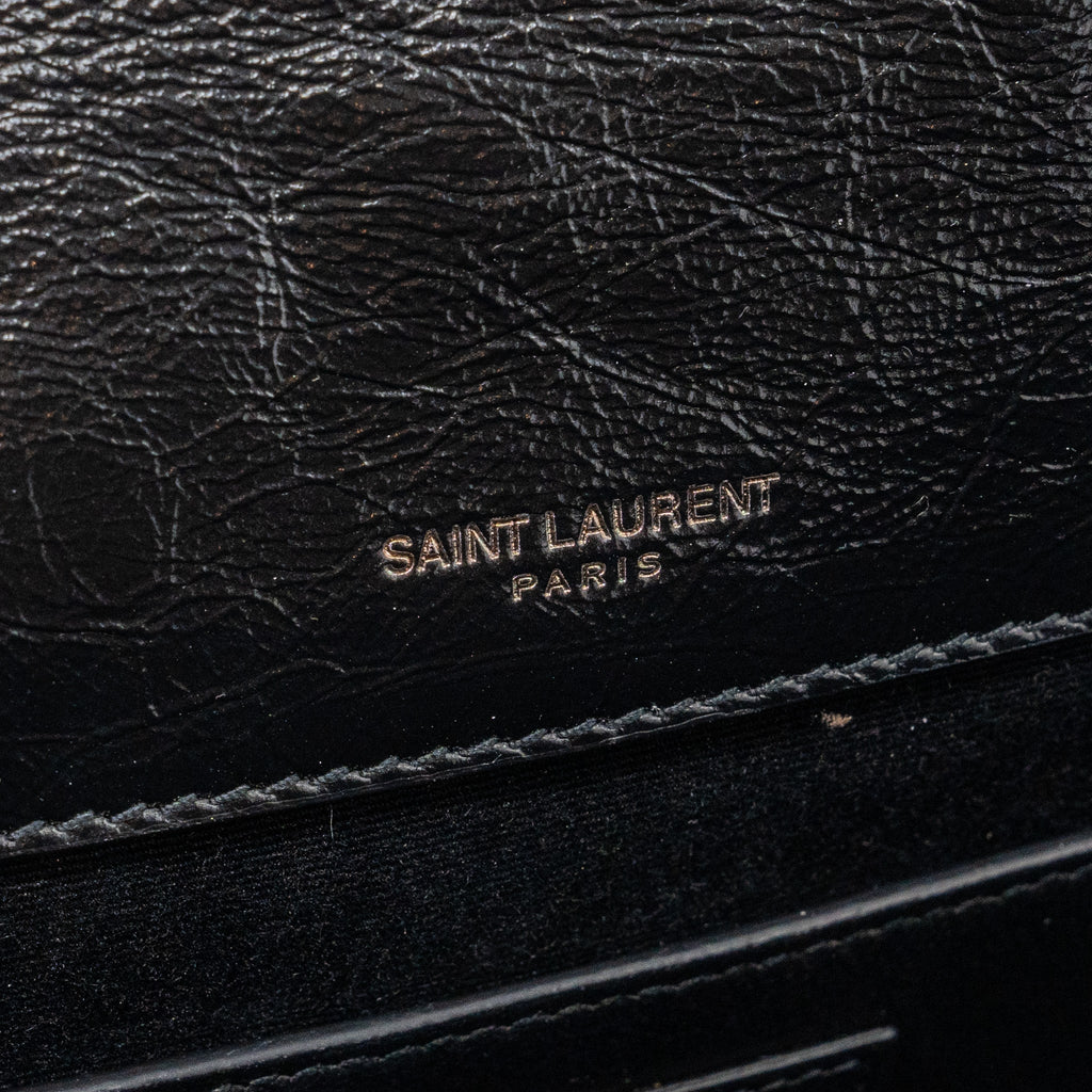 SAINT LAURENT NIKI BABY CALFSKIN BLACK SHW