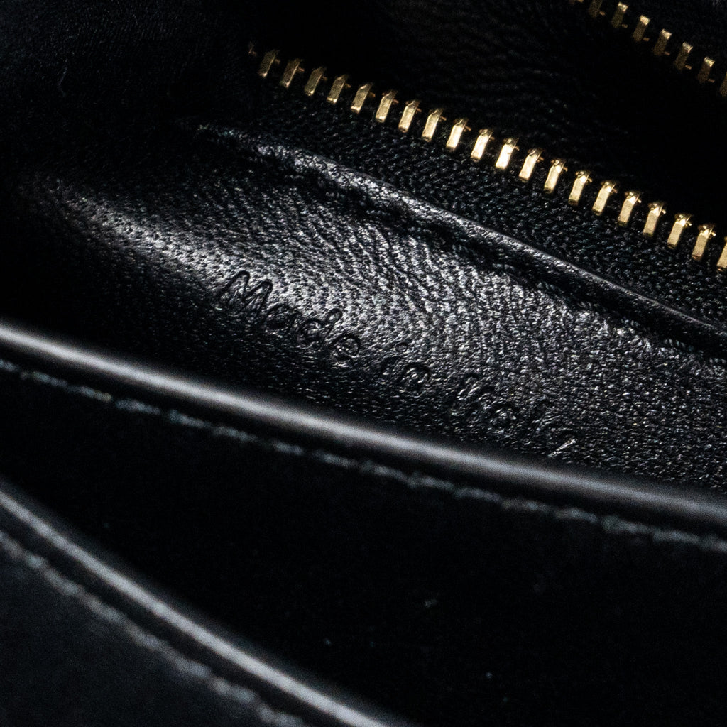CELINE MINI CLASSIC BOX BAG CALFSKIN BLACK GHW