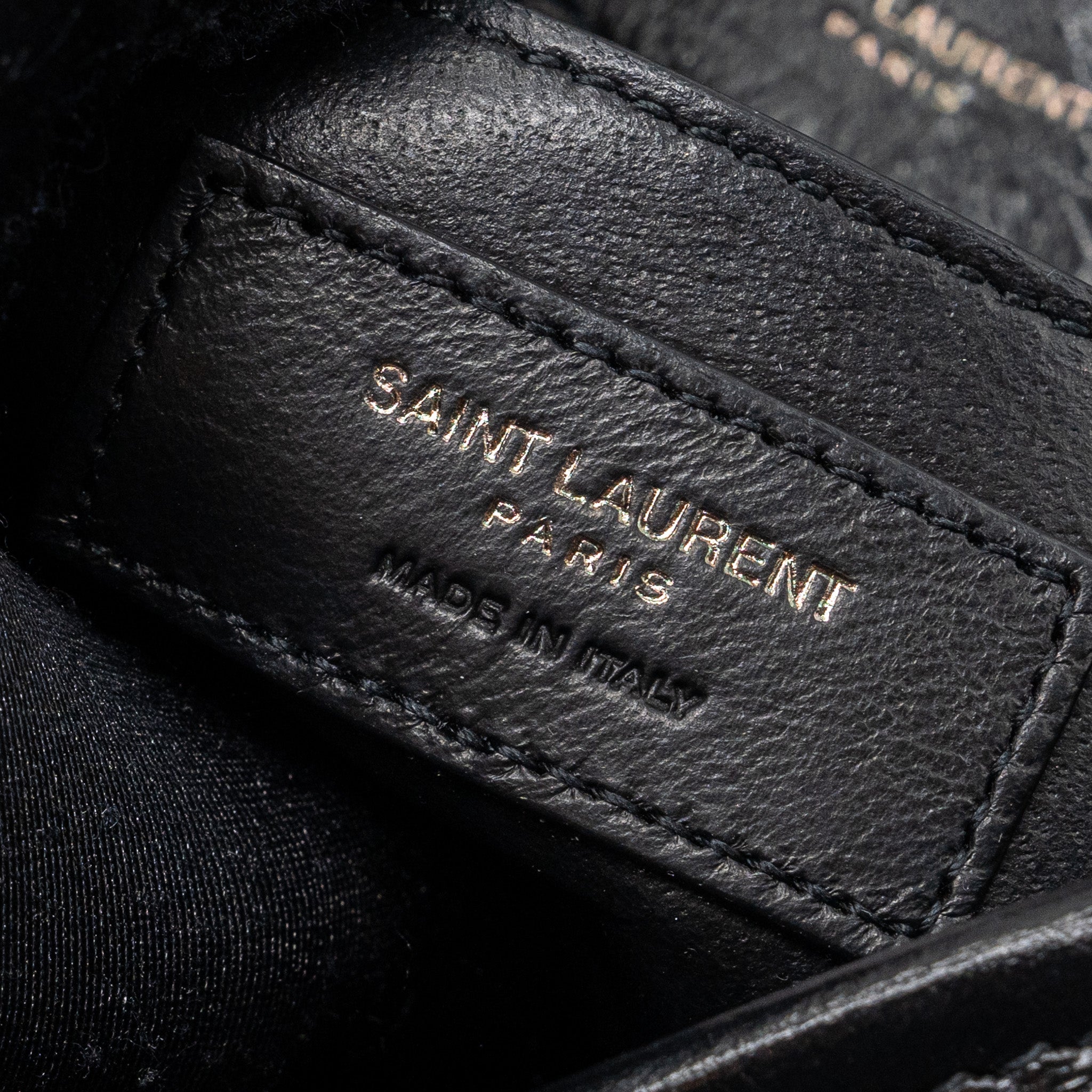 SAINT LAURENT NIKI BABY CALFSKIN BLACK SHW