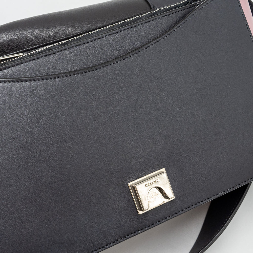 CELINE FRAME BAG CALFSKIN PINK/GREY SHW
