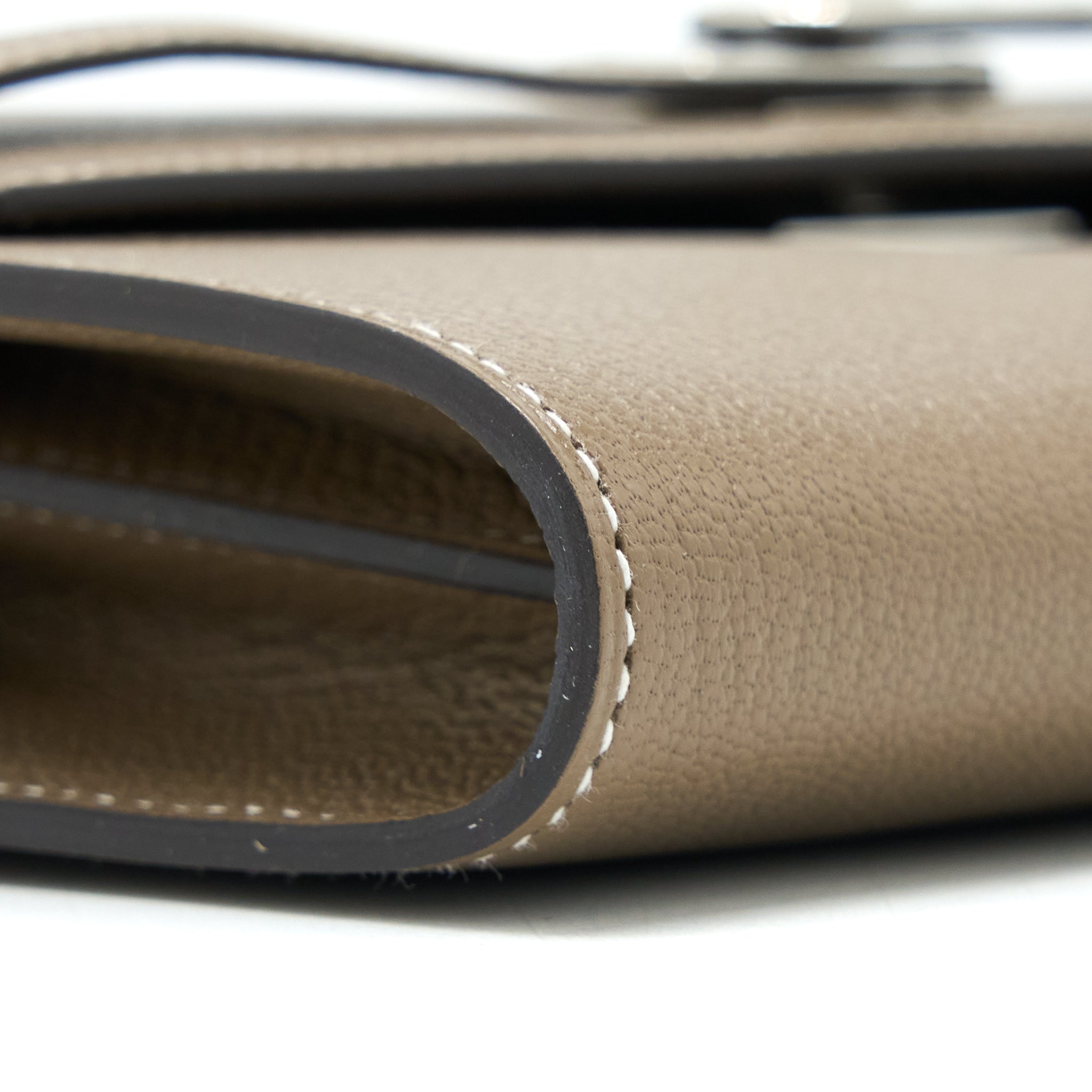 HERMES KELLY TO GO CHEVRE MYSORE ETOUPE SHW