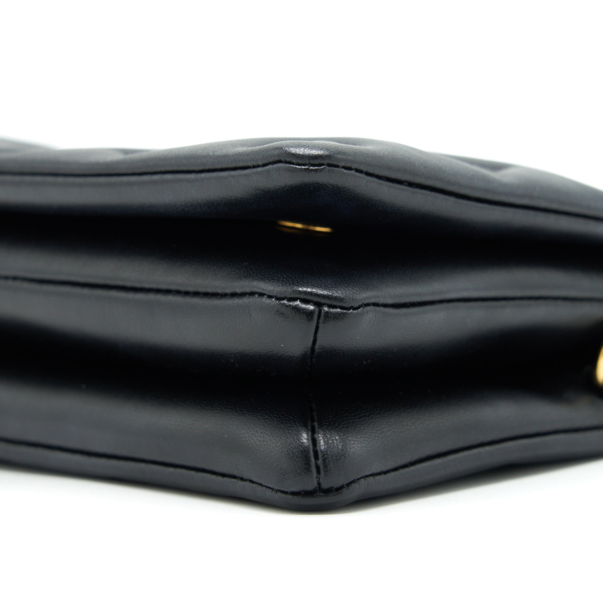 LOUIS VUITTON POCHETTE COUSSIN LAMBSKIN BLACK GHW