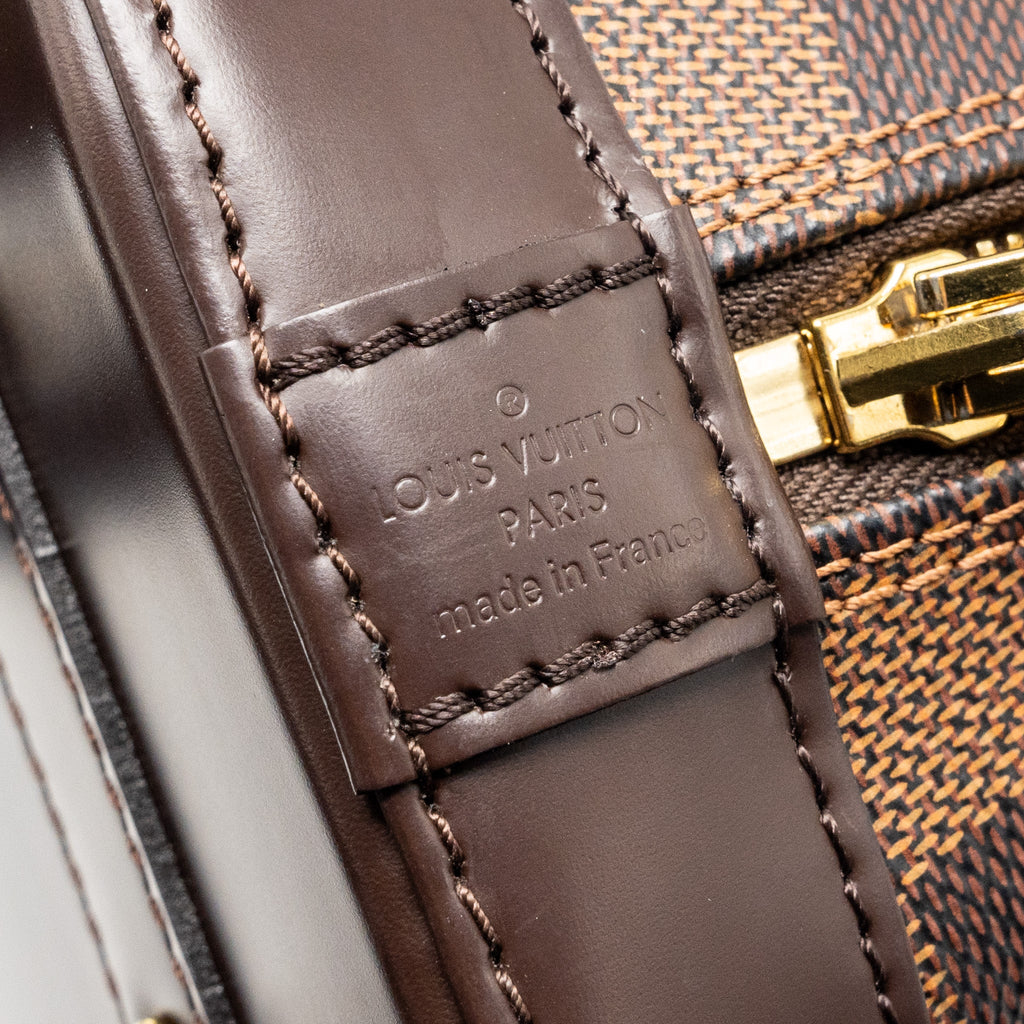 LOUIS VUITTON ALMA BB DAMIER EBENE CANVAS GHW