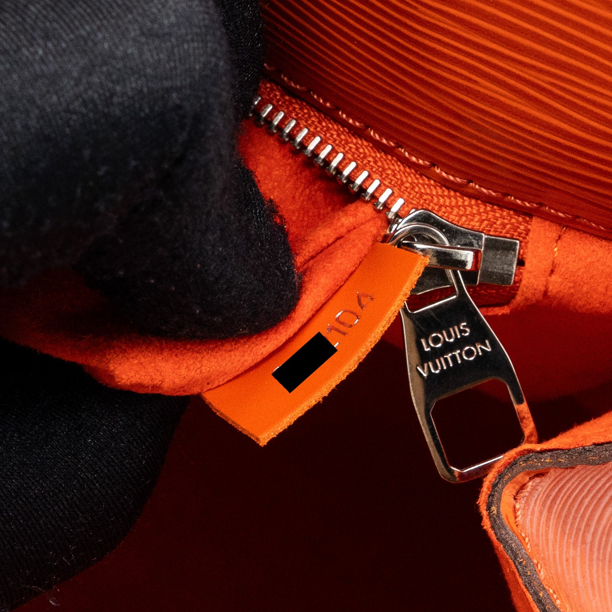 LOUIS VUITTON TOP HANDLE TOTE BAG EPI ORANGE SHW