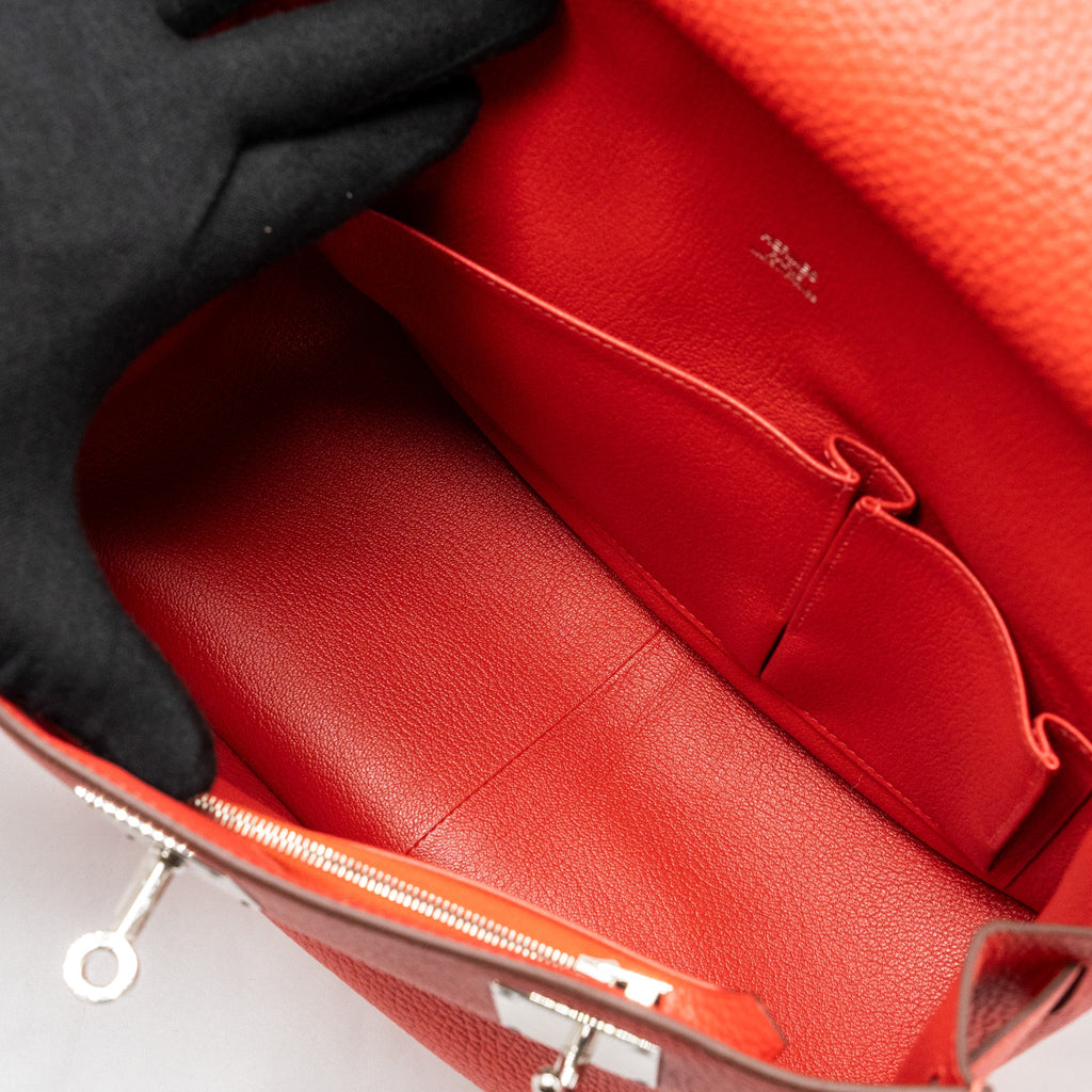 HERMES JYPSIERE 31 CLEMENCE RED SHW
