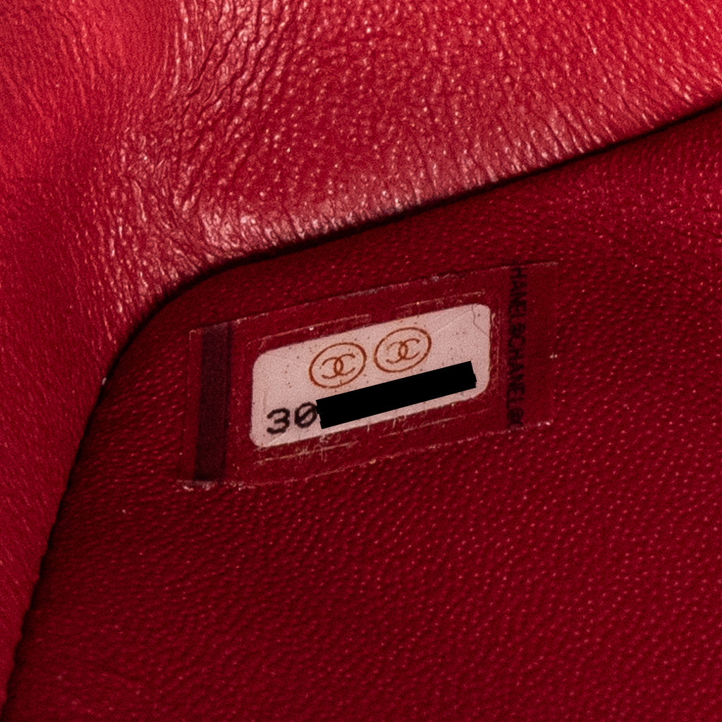 CHANEL MINI 2.55 REISSUE FLAP BAG AGED CALFSKIN RED GHW