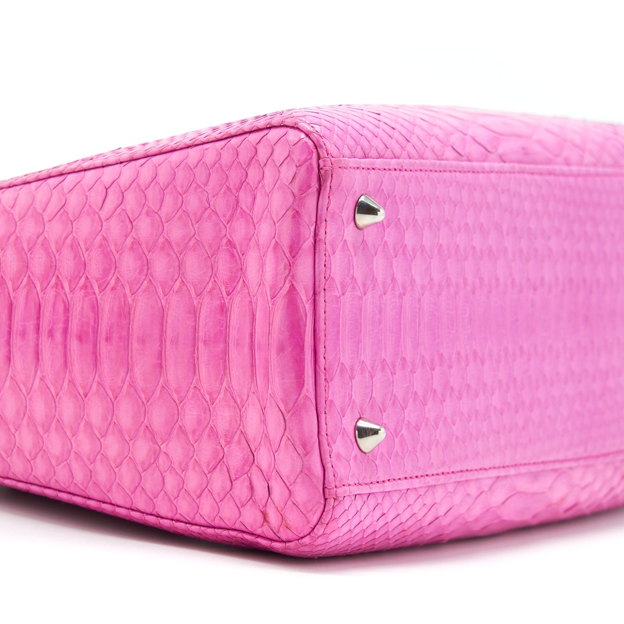 DIOR MEDIUM LADY DIOR PYTHON PINK SHW