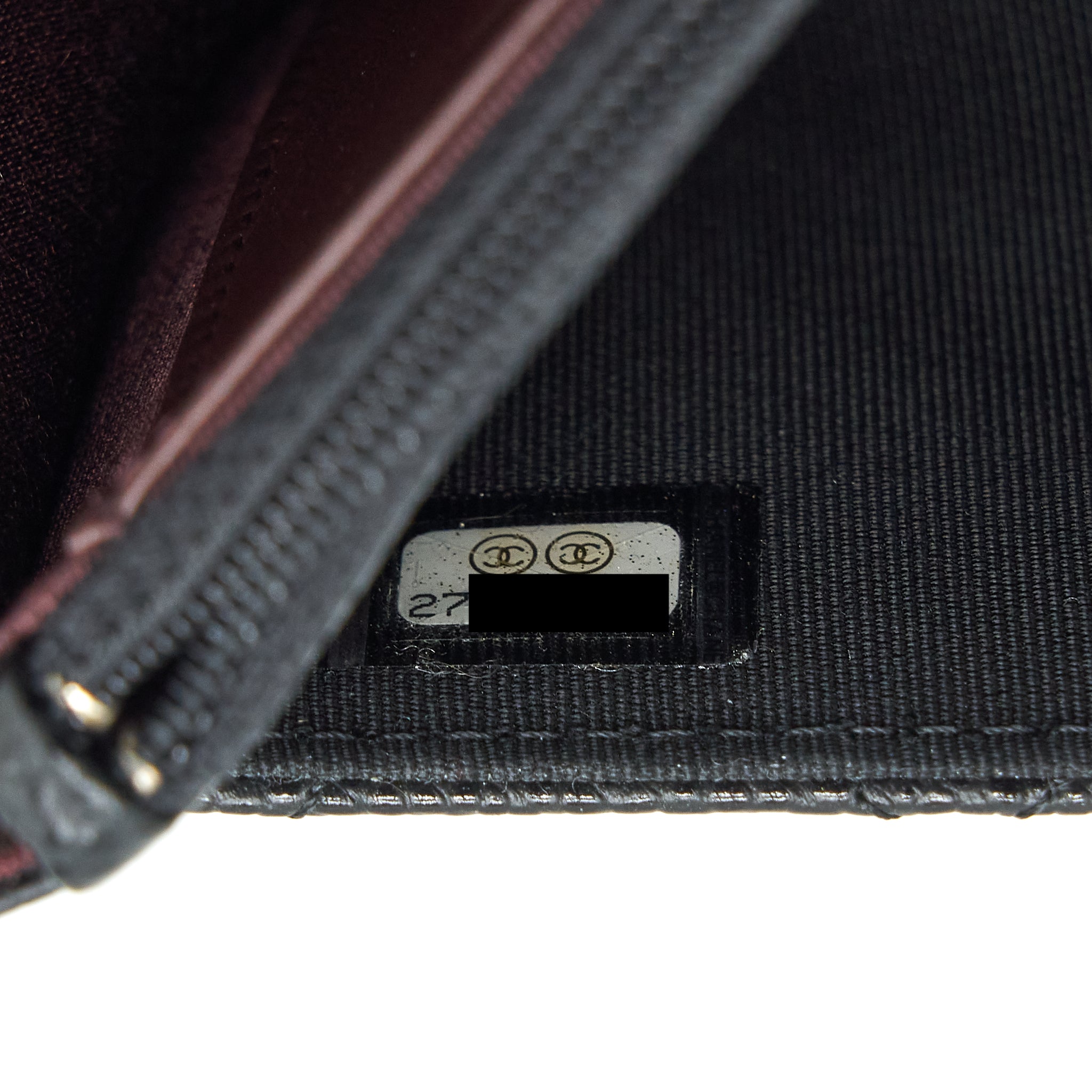 CHANEL CLASSIC WALLET ON CHAIN CAVIAR BLACK GHW
