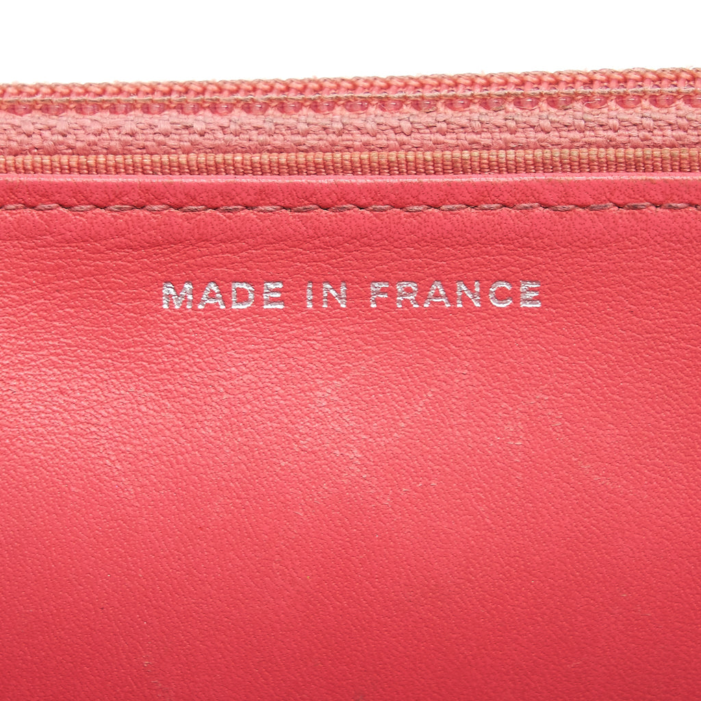 CHANEL WALLET ON CHAINS RED PATENT SHW