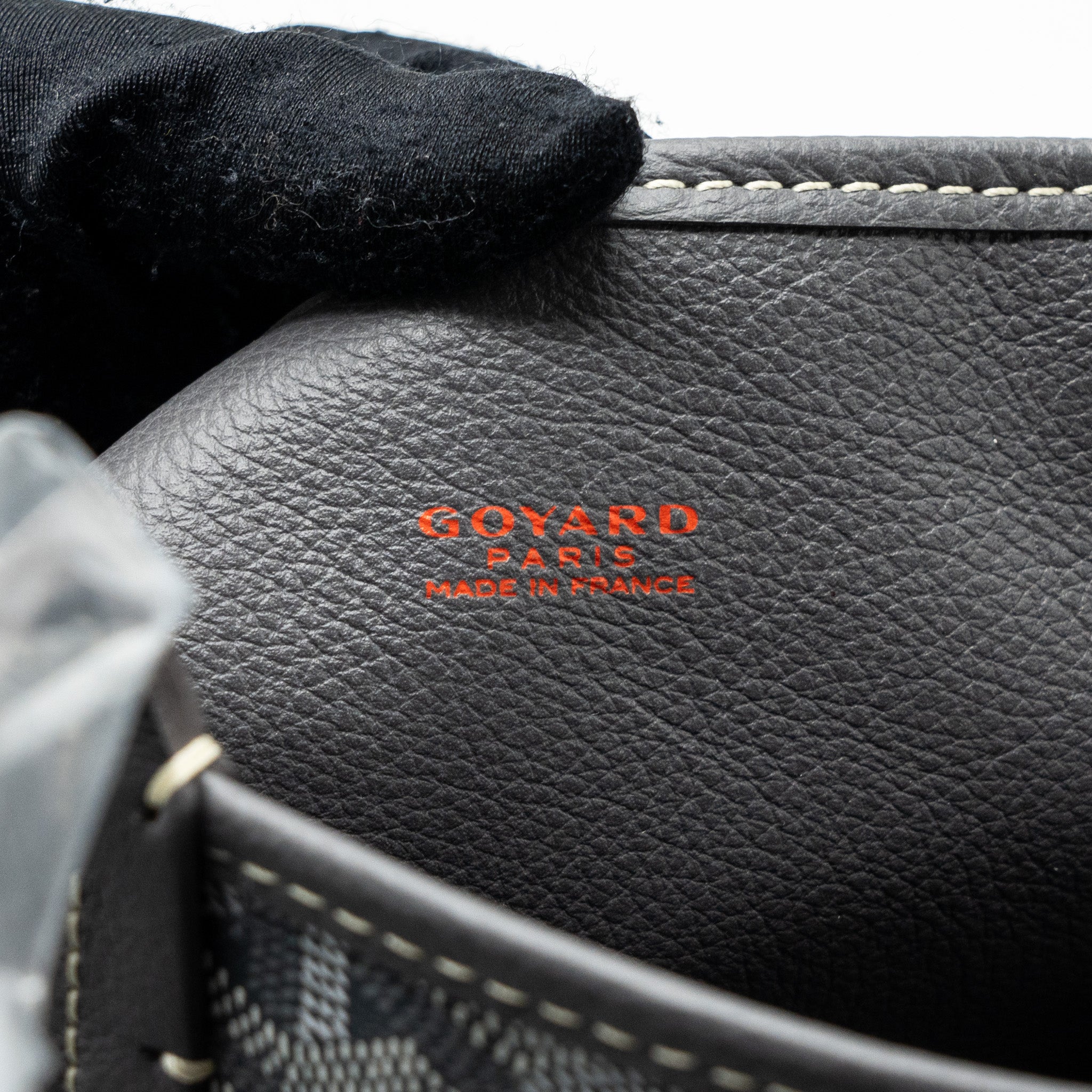 GOYARD MINI ANJOU TOTE BAG CANVAS / CALFSKIN GREY SHW