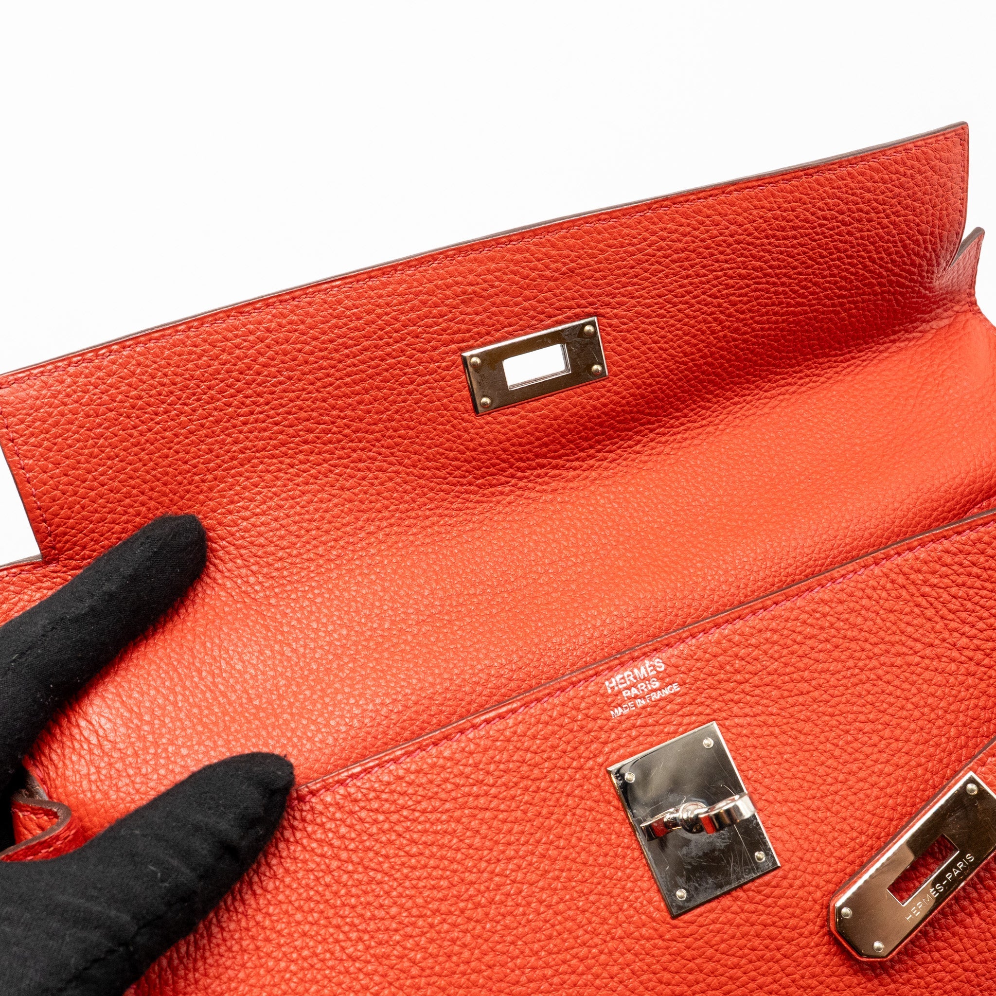 HERMES KELLY 32 TOGO RED SHW