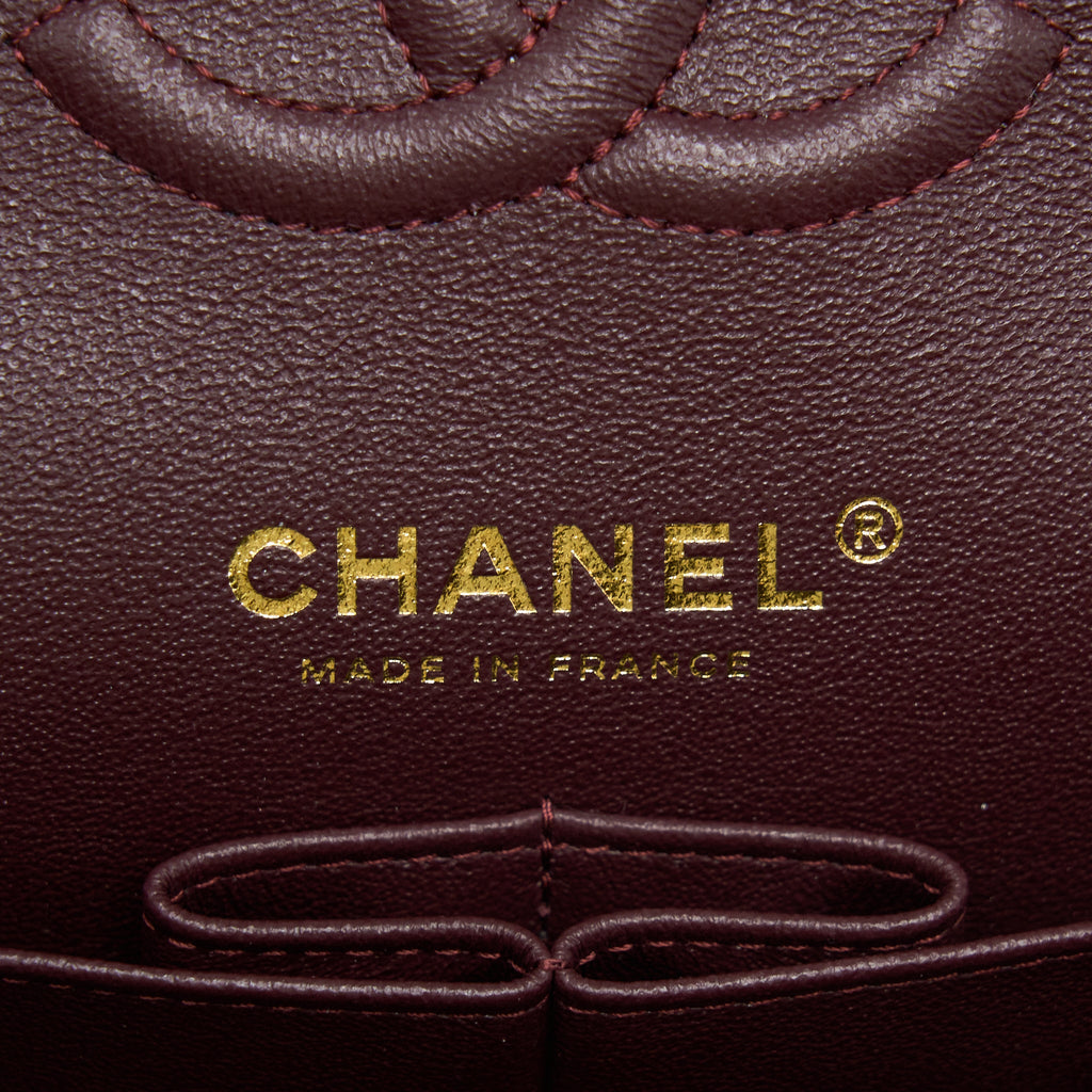 CHANEL SMALL CLASSIC DOUBLE FLAP CAVIAR BLACK GHW (MICROCHIP)
