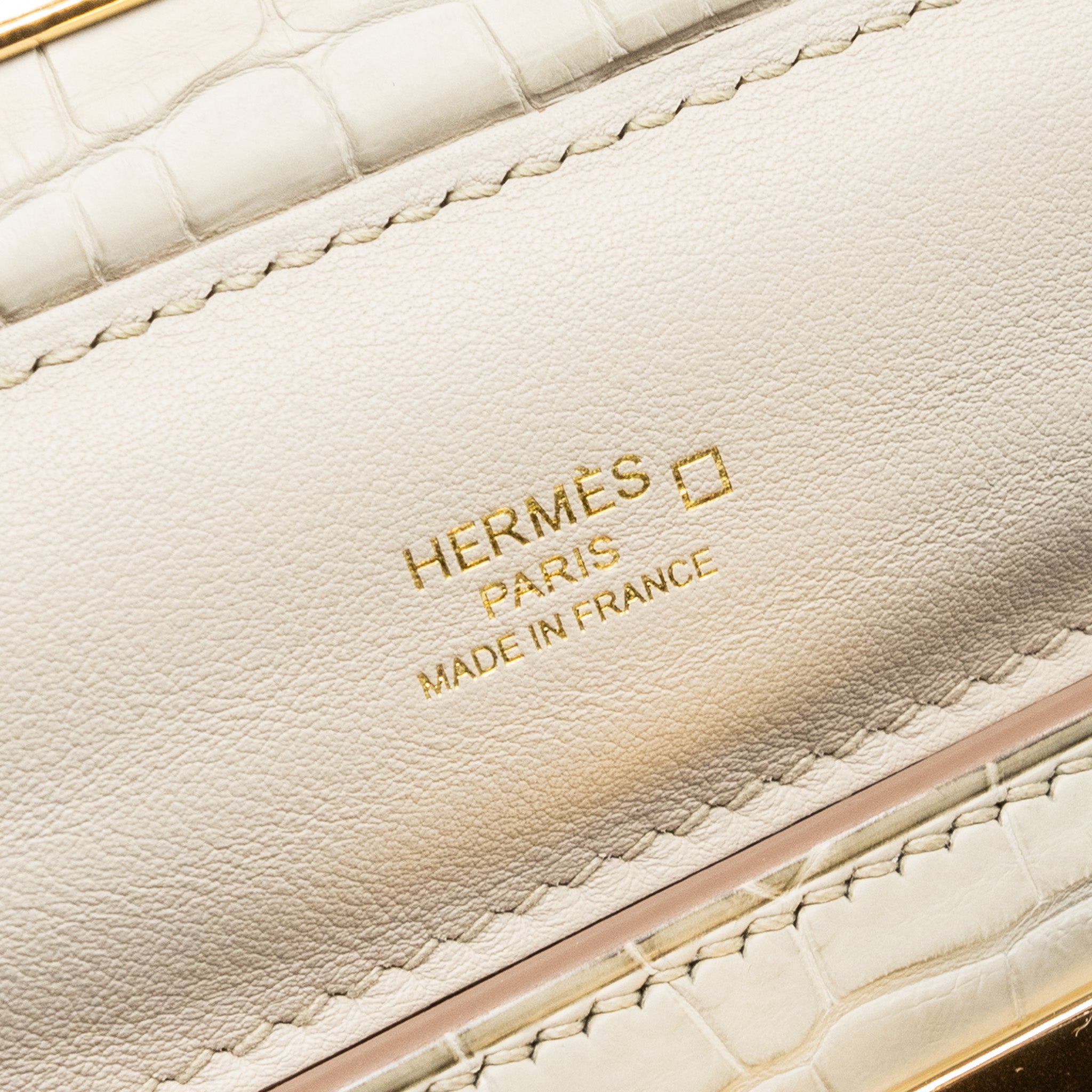 HERMES 24/24 2424-21 TOUCH EVERCOLOR/ALLIGATOR/SWIFT BETON GHW