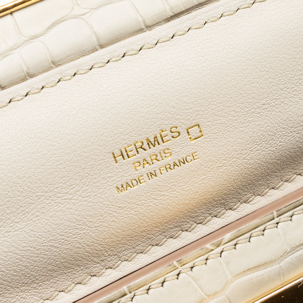 HERMES 24/24 2424-21 TOUCH EVERCOLOR /ALLIGATOR /SWIFT BETON GHW