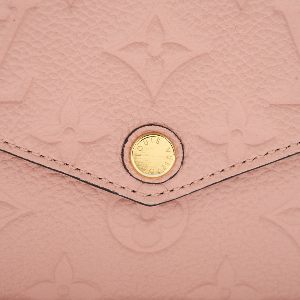 LOUIS VUITTON FELICIE POCHETTE MONOGRAM EMPREINTE ROSE POUDRE