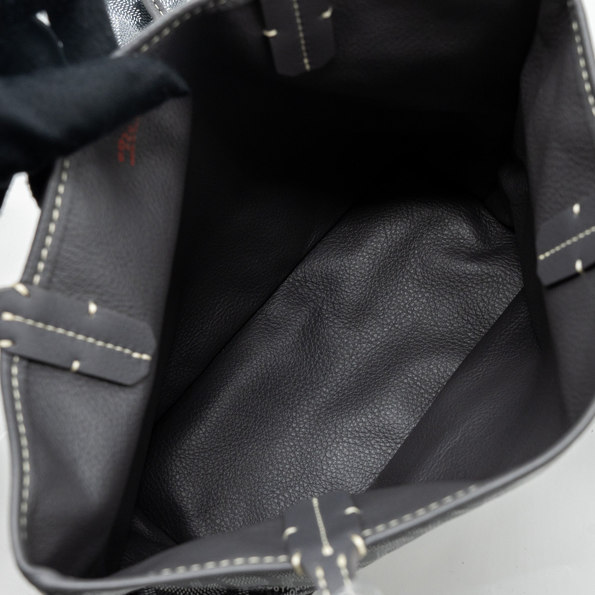 GOYARD MINI ANJOU TOTE BAG CANVAS / CALFSKIN GREY SHW