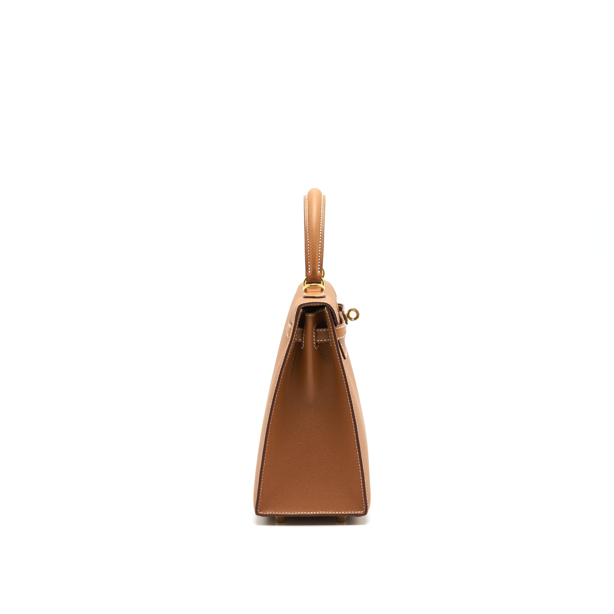 HERMES KELLY 25 SELLIER 37 GOLD WITH GHW